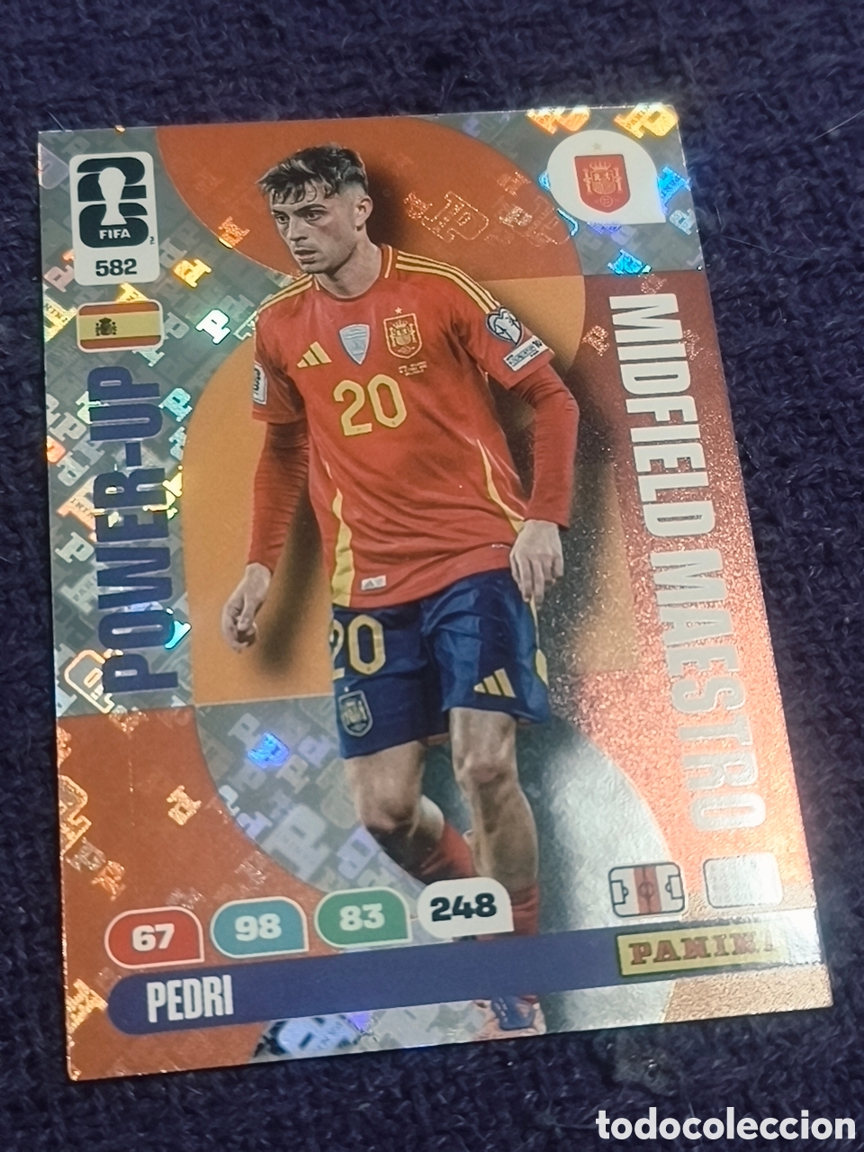 Football Stickers: Carta Pedri 582 - MIDFIELD MAESTRO - Panini FIFA 365 Mundial 2026