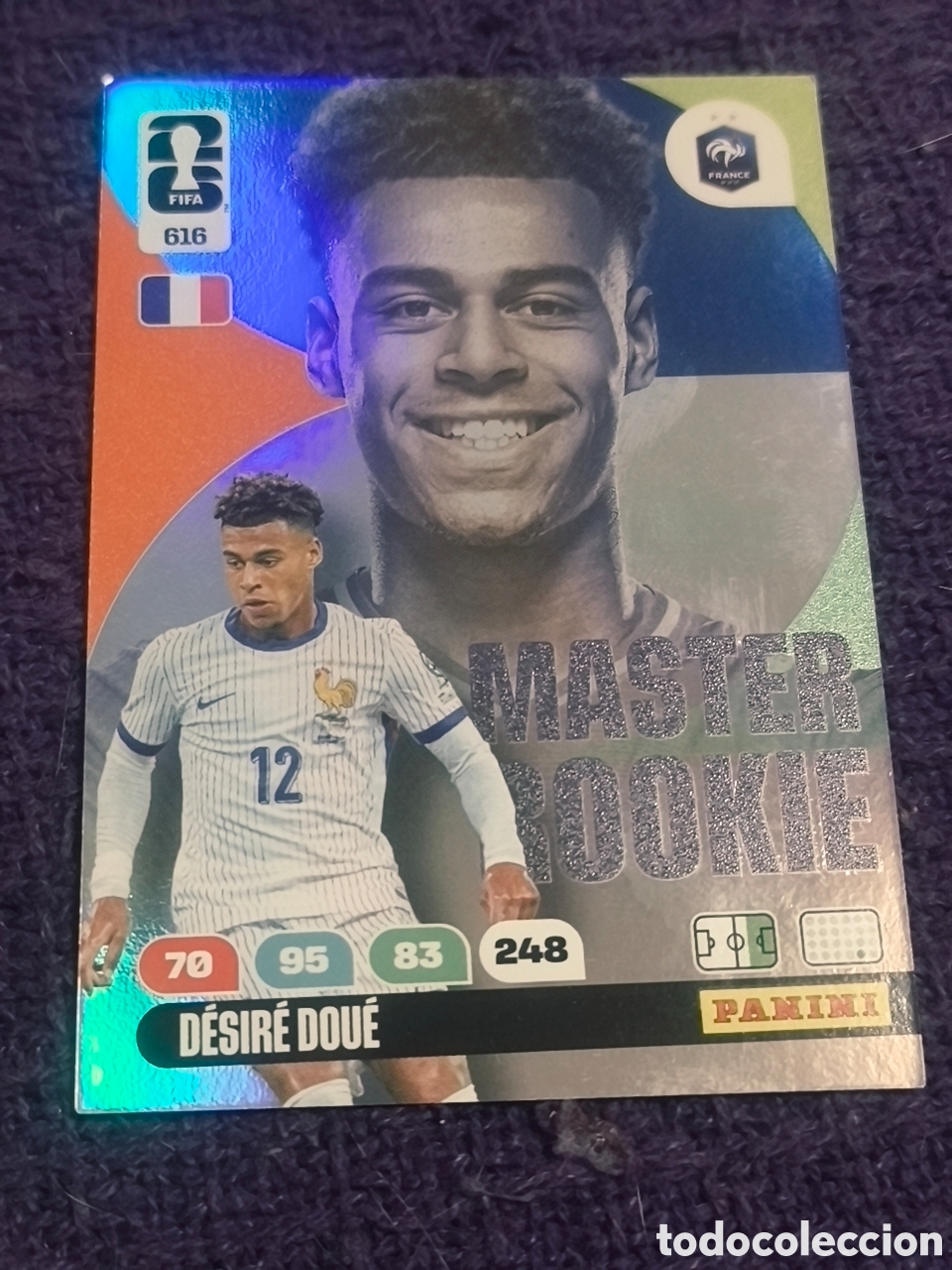 Football Stickers: Carta D&eacute;sir&eacute; Dou&eacute; 616 - MASTER ROOKIE - Panini FIFA 365 Mundial 2026
