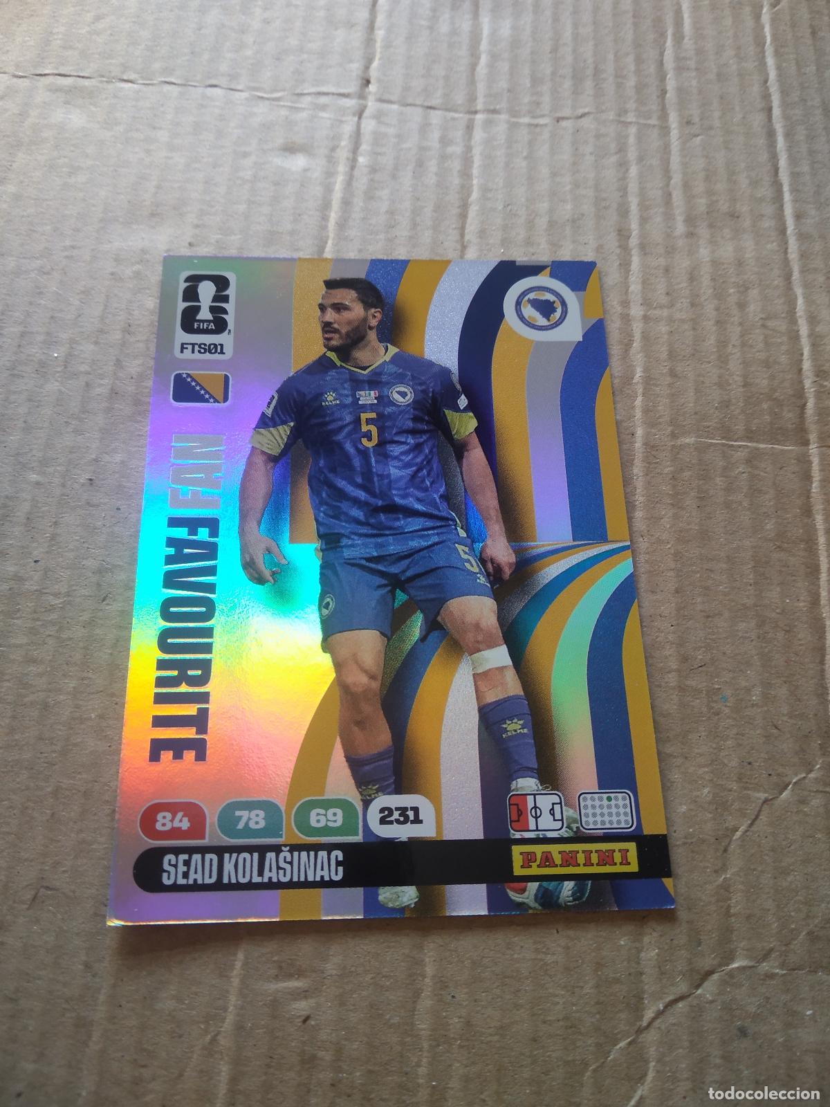 Football Stickers: FTS1 SEAD KOLASINAC BOSNIA HERZEGOVINA FINAL TEAM SET CROMO FUTBOL PANINI ADRENALYN MUNDIAL 2026