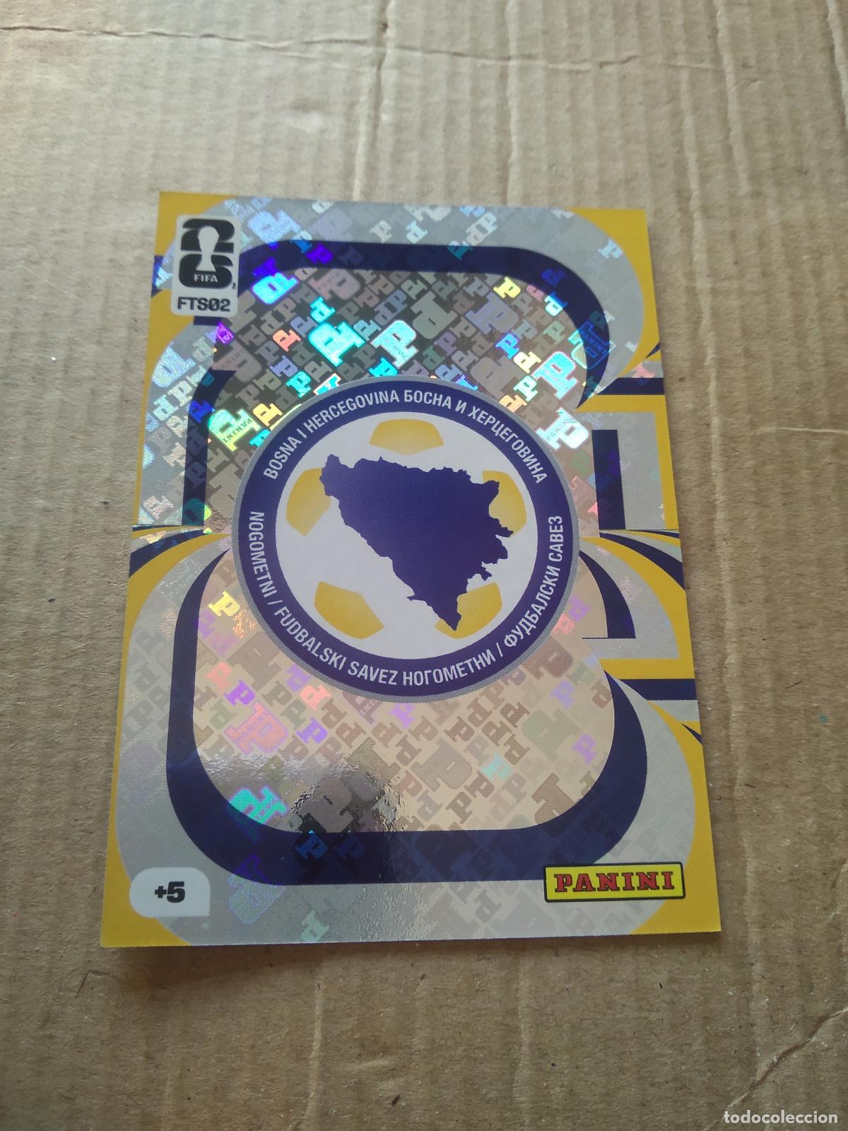 Football Stickers: FTS2 ESCUDO BOSNIA HERZEGOVINA FINAL TEAM SET CROMO FUTBOL PANINI ADRENALYN MUNDIAL 2026