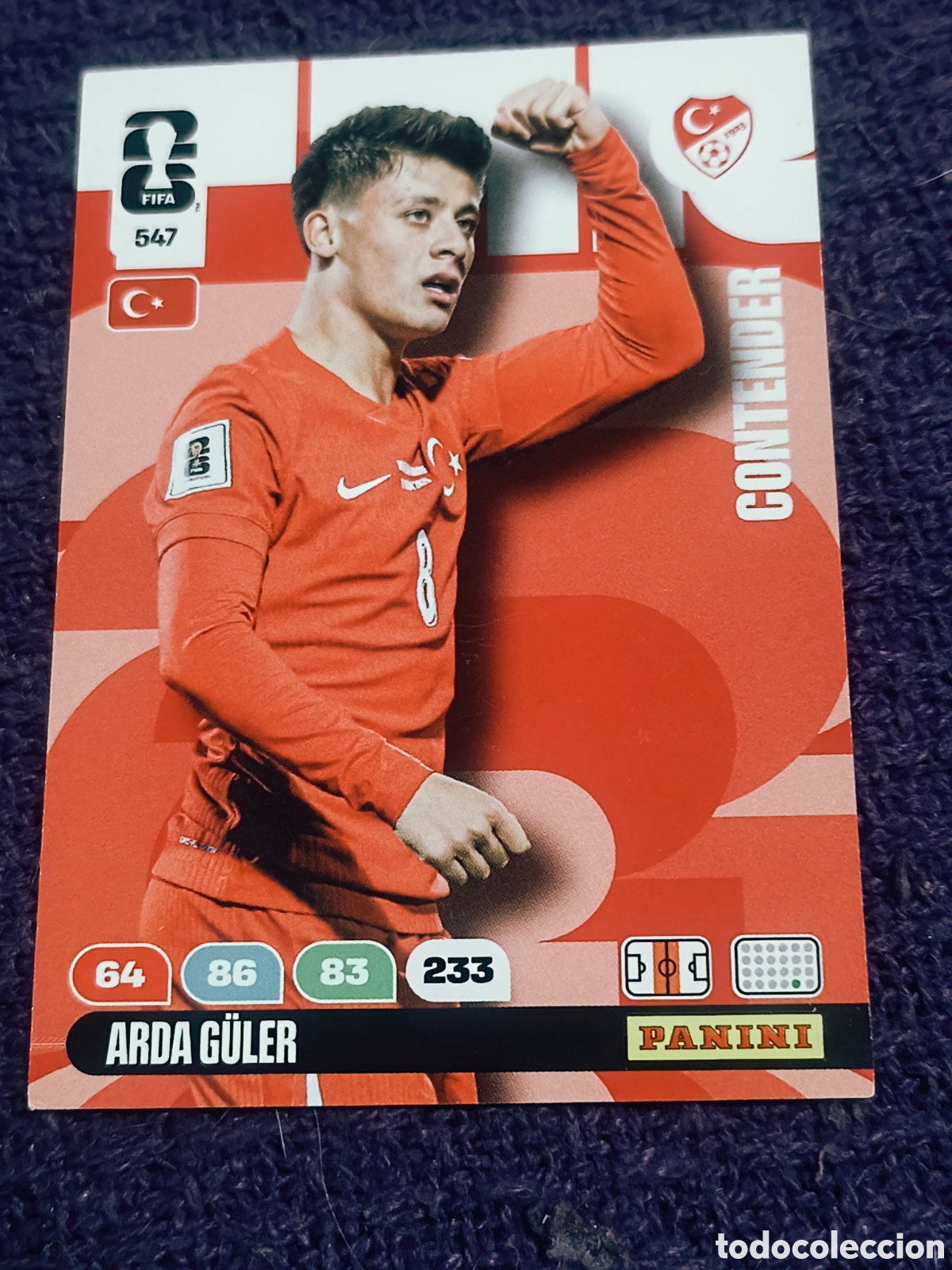 Fu&szlig;ball-Sticker: Carta Arda G&uuml;ler 547 - CONTENDER - Panini FIFA 365 Mundial 2026