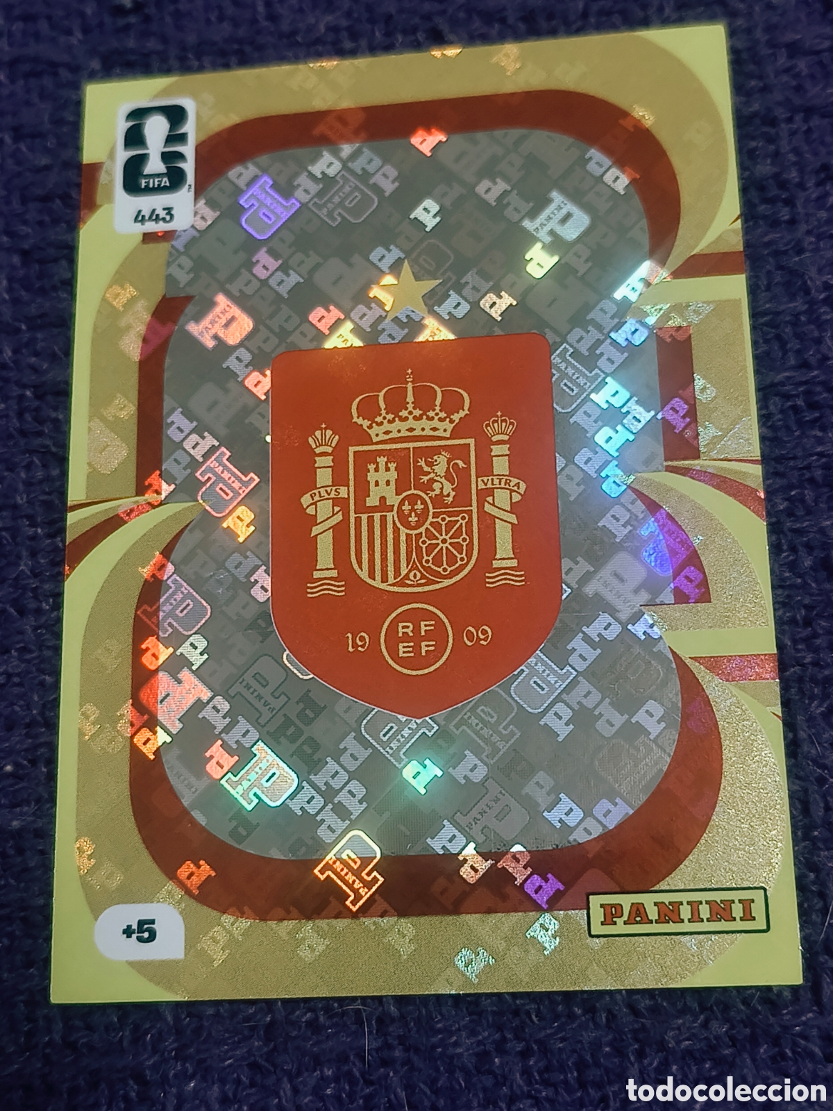 Fu&szlig;ball-Sticker: Carta Escudo Espa&ntilde;a 443 - Panini FIFA 365 Mundial 2026