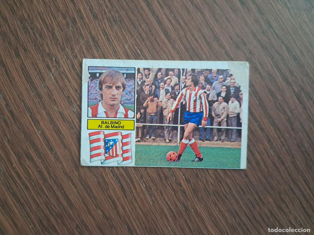 Cartes &agrave; collectionner de Football: cromo de futbol, ediciones Este, liga 82-83, Balbino, Atl&eacute;tico de Madrid. sin pegar.