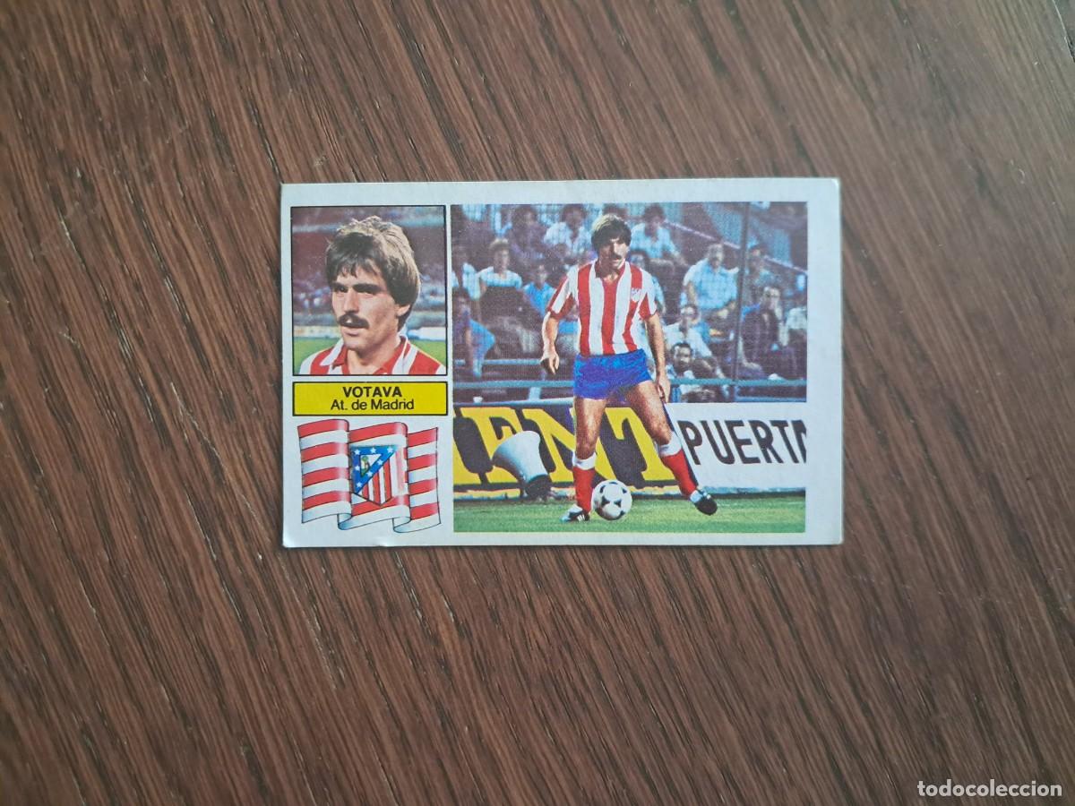 Cromos de f&uacute;tbol: cromo de futbol, ediciones Este, liga 82-83, Votava,&uacute;ltimos fichajes 28 bis, At. de Madrid.sin pegar