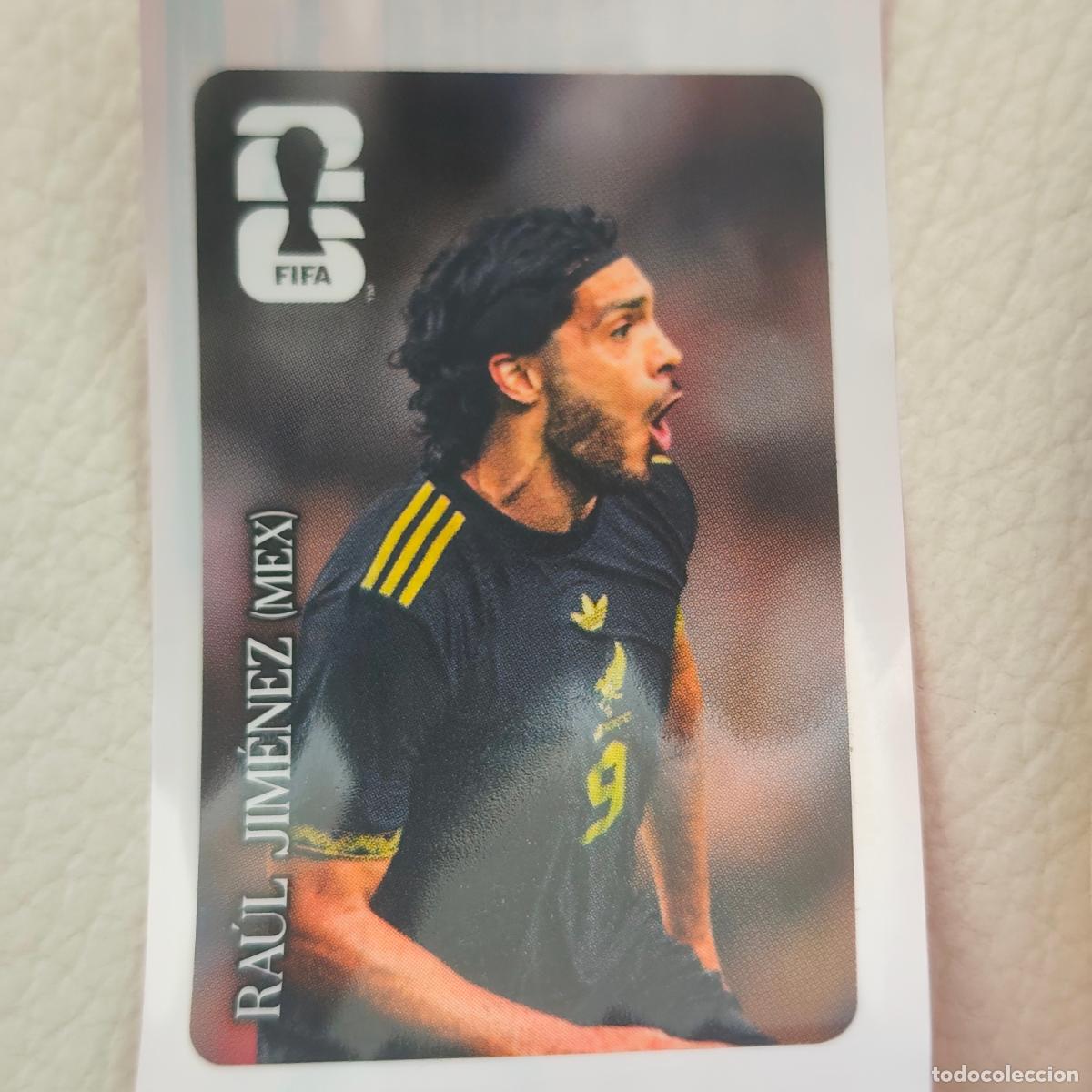 Cromos de f&uacute;tbol: RAUL JIMENEZ COCA COLA COCACOLA ESPA&Ntilde;A EDICION LIMITADA FIFA WORLD CUP 26 MUNDIAL 2026 SIN PEGAR