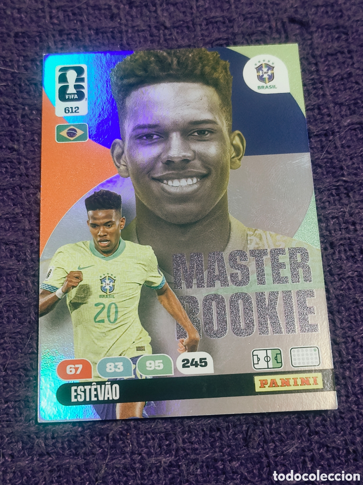 Cromos de f&uacute;tbol: Carta Est&ecirc;v&atilde;o 612 - MASTER ROOKIE - Panini FIFA 365 Mundial 2026