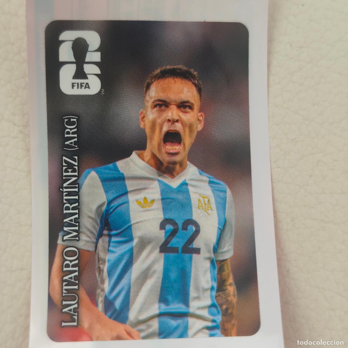 Cromos de f&uacute;tbol: LAUTARO MART&Iacute;NEZ (ARGENTINA). CROMO PANINI COCA-COLA MUNDIAL FIFA 2026.