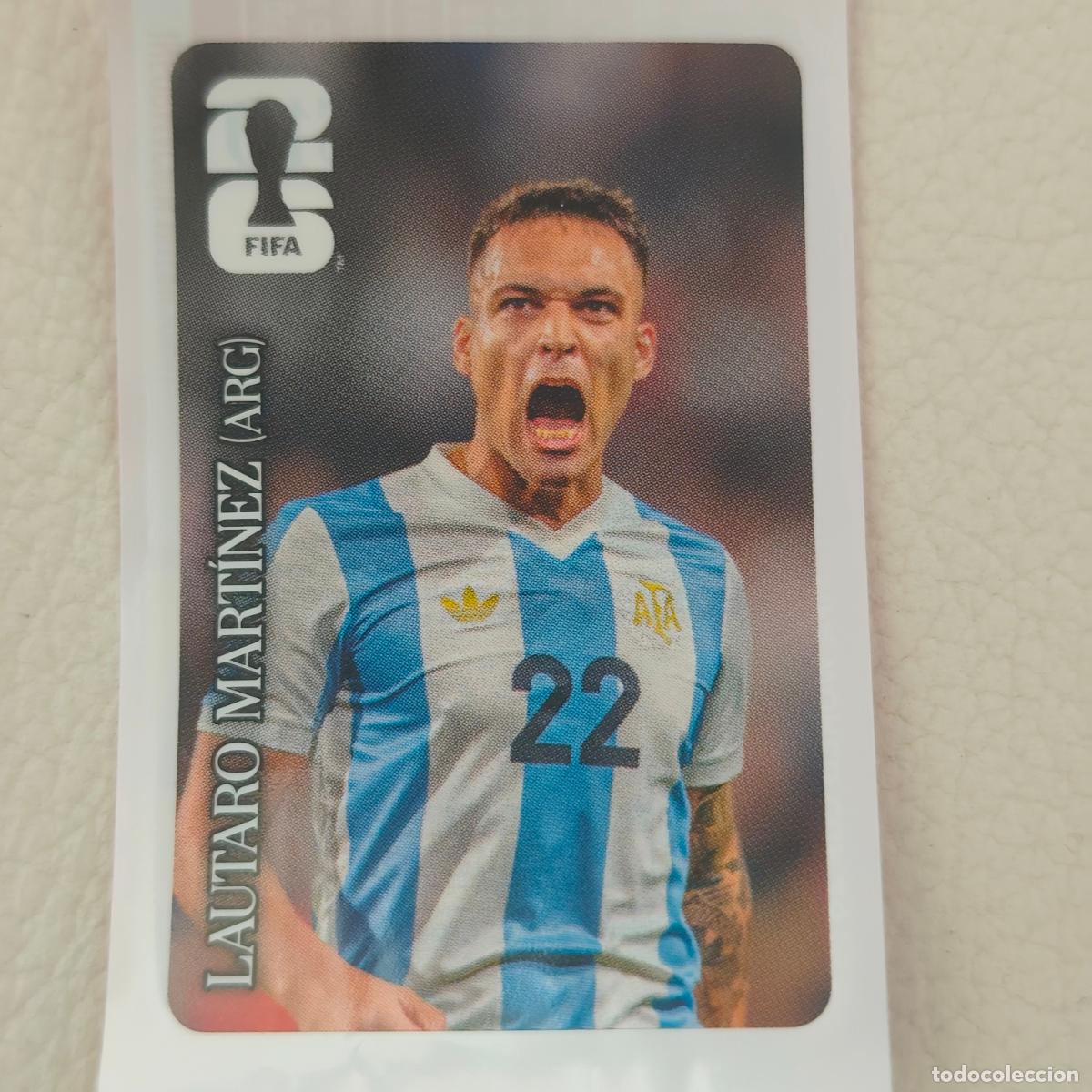 Cartes &agrave; collectionner de Football: LAUTARO MART&Iacute;NEZ (ARGENTINA). CROMO PANINI COCA-COLA MUNDIAL FIFA 2026.