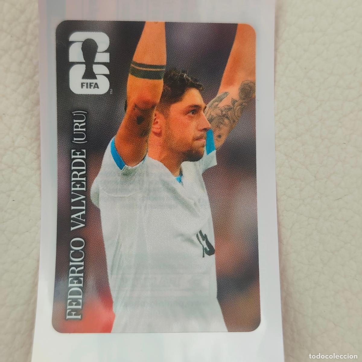Cartes &agrave; collectionner de Football: FEDERICO VALVERDE URUGUAY COCA COLA CC5 WORLD CUP 2026 USA CAN MEX MUNDIAL 26 PANINI