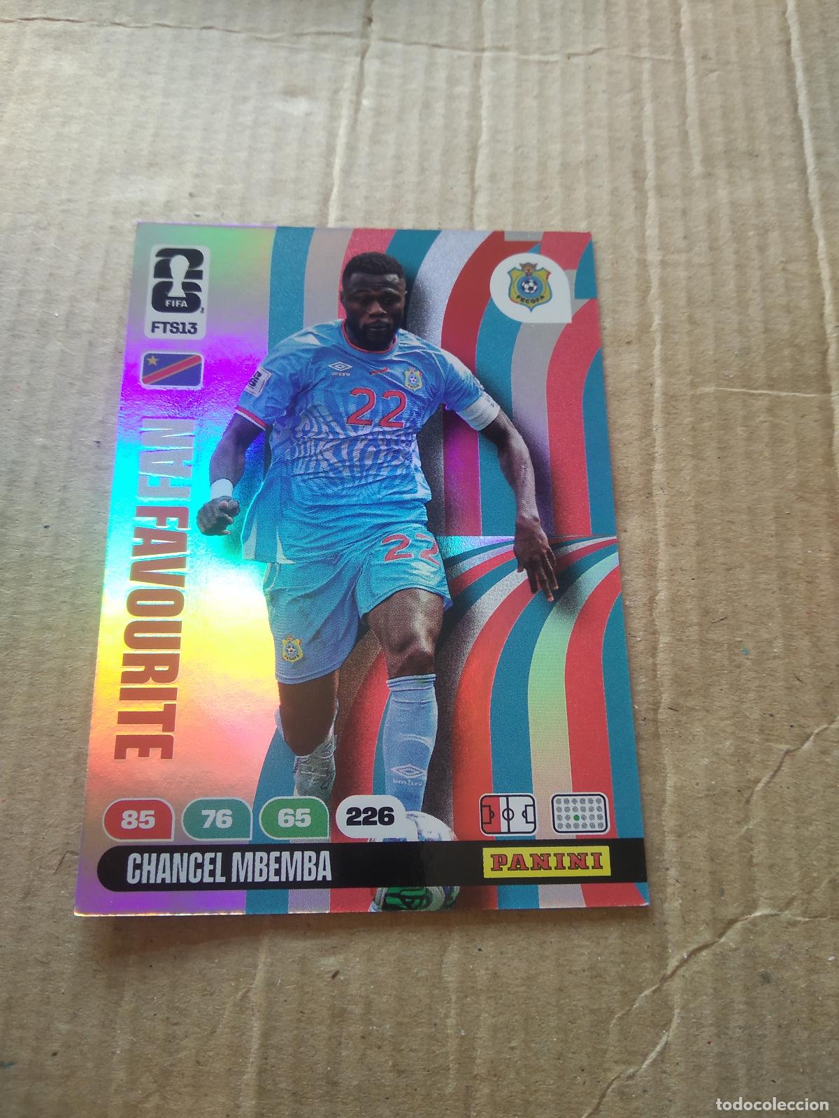 Football Stickers: FTS13 CHANCEL MBEMBA CONGO FINAL TEAM SET CROMO FUTBOL PANINI ADRENALYN MUNDIAL 2026