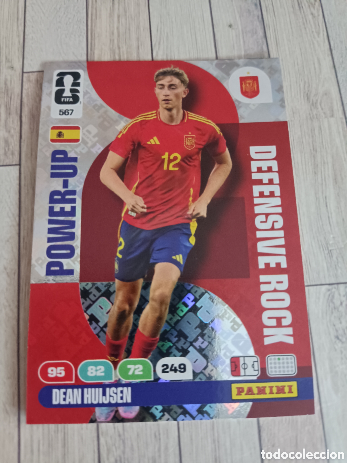 Football Stickers: 567 DEAN HUIJSEN ESPA&Ntilde;A DEFENSIVE ROCK ADRENALYN XL MUNDIAL WORLD CUP 2026 PANINI 26