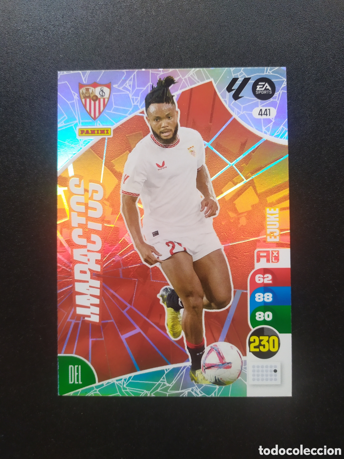 Football Stickers: Adrenalyn 2024 2025 24 25 panini Ejuke impactos n&deg; 441 Sevilla