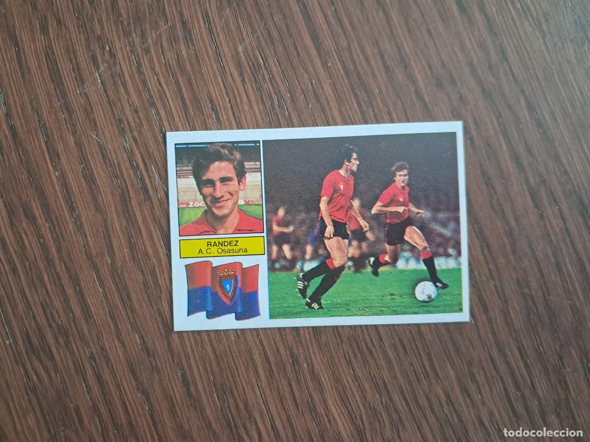 Cartes &agrave; collectionner de Football: cromo de futbol, ediciones Este, liga 82-83, Randez, A.C. Osasuna, sin pegar.