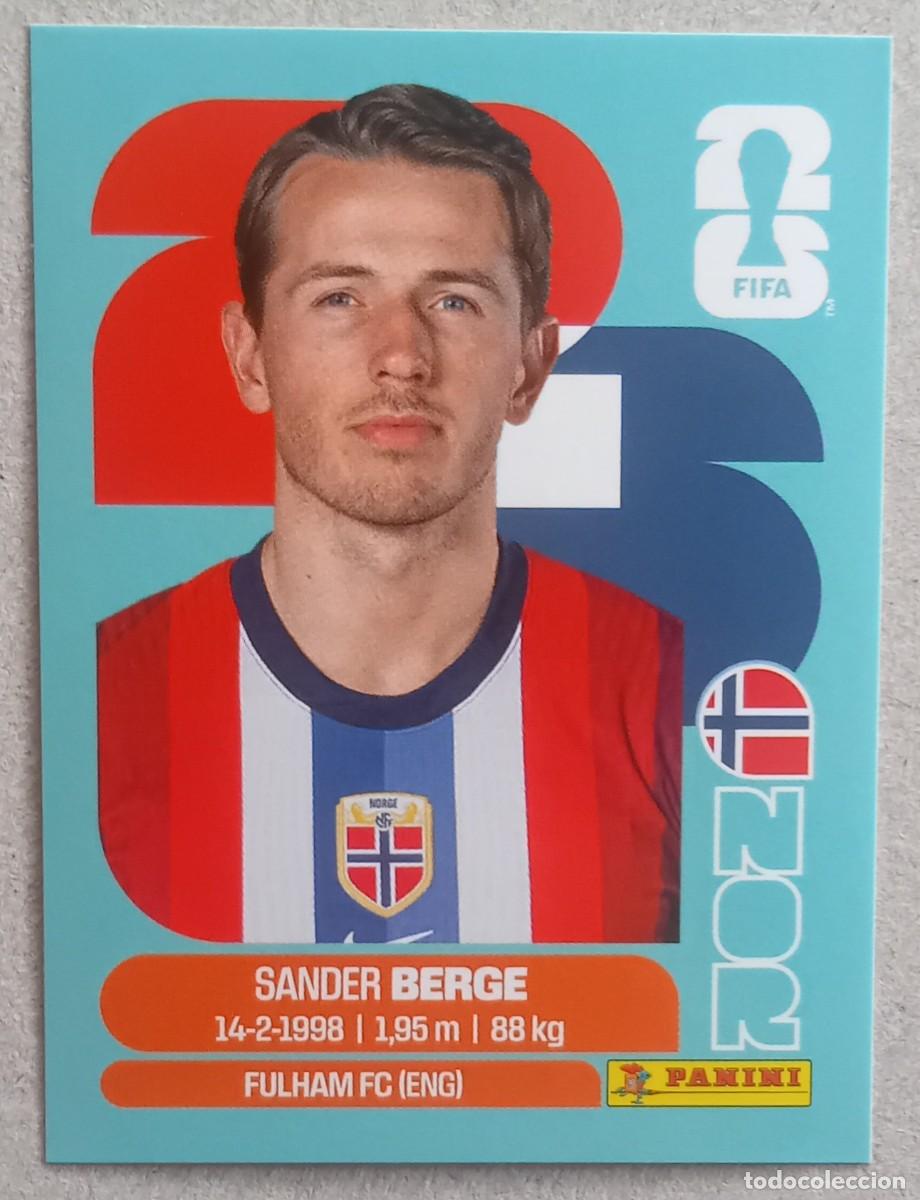 Figurine di Calcio: Figurina Panini 2026 Cromo World Cup Usa Mundial 2026 Sander Berge Norway n NOR 11