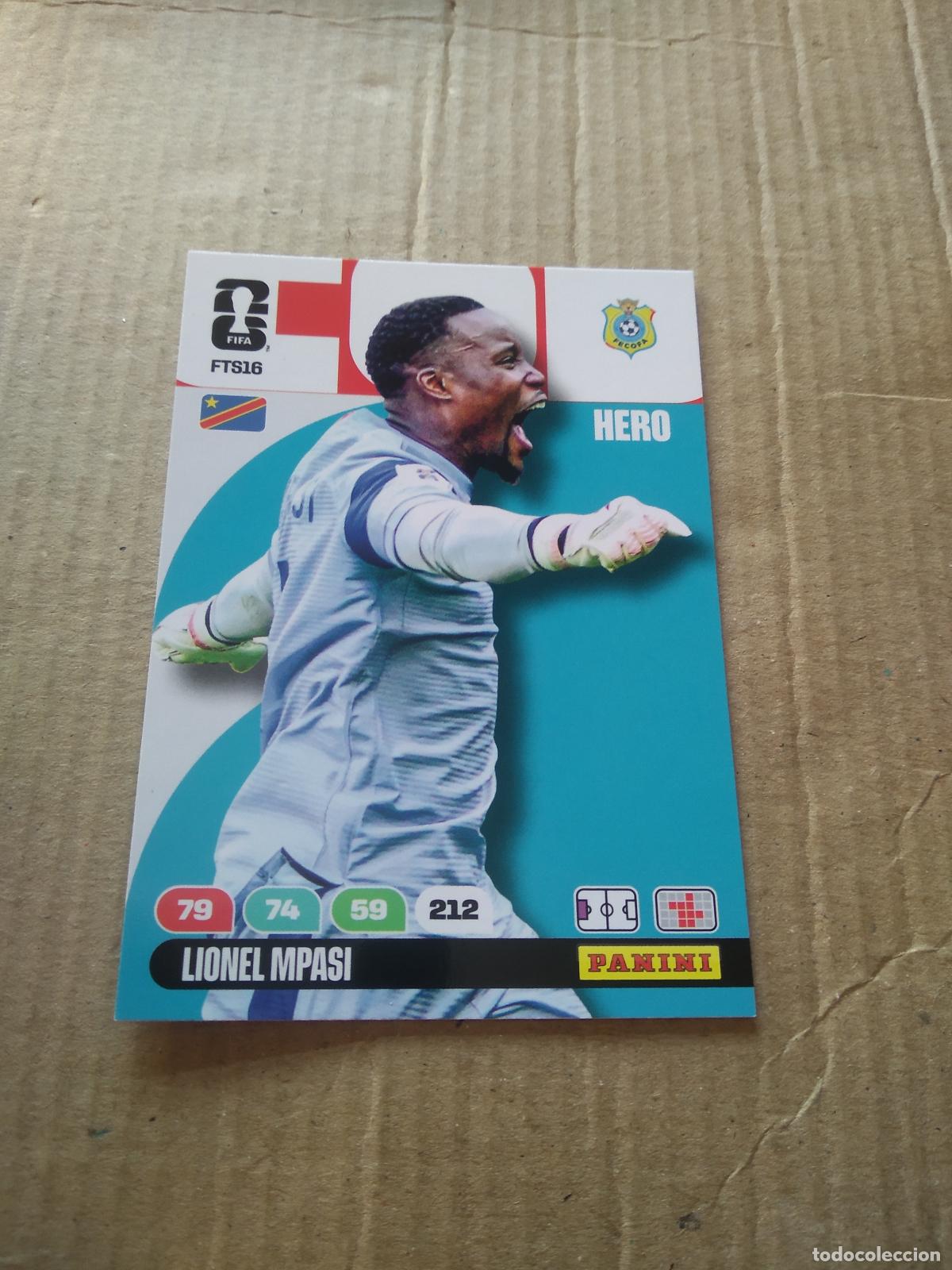 Figurine di Calcio: FTS16 LIONEL MPASI CONGO FINAL TEAM SET CROMO FUTBOL PANINI ADRENALYN MUNDIAL 2026
