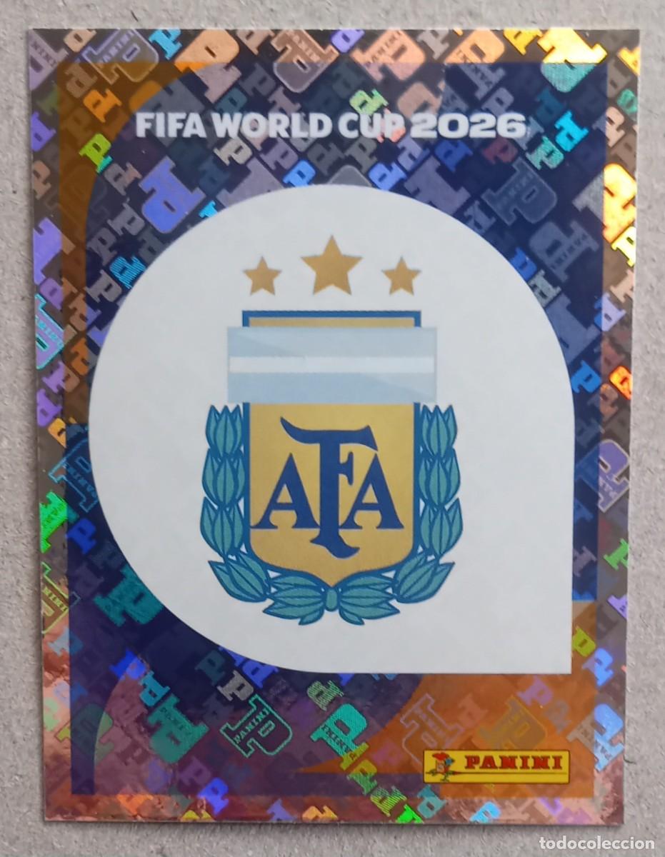 Cromos de f&uacute;tbol: Figurina Panini 2026 Cromo World Cup Usa Mundial 2026 scudetto escudo badge Argentina n ARG 1