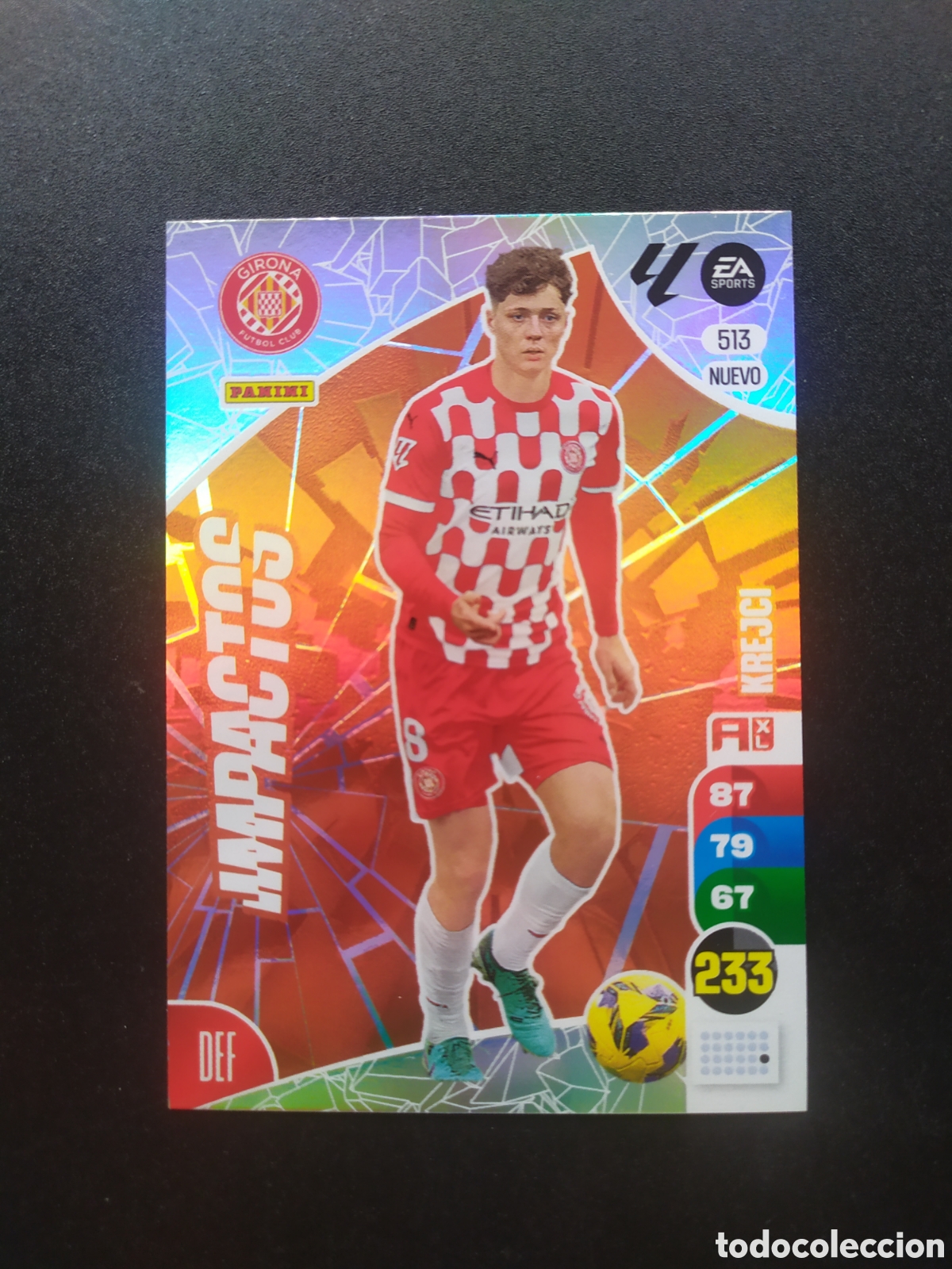 Cromos de f&uacute;tbol: Adrenalyn 2024 2025 24 25 panini Krejci nuevo impactos n&deg; 513 Girona