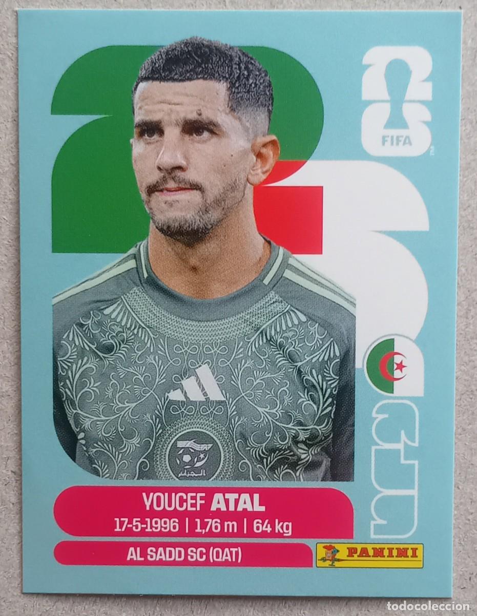 Cromos de f&uacute;tbol: Figurina Panini 2026 Cromo World Cup Usa Mundial 2026 Youcef Atal Algeria n ALG 4