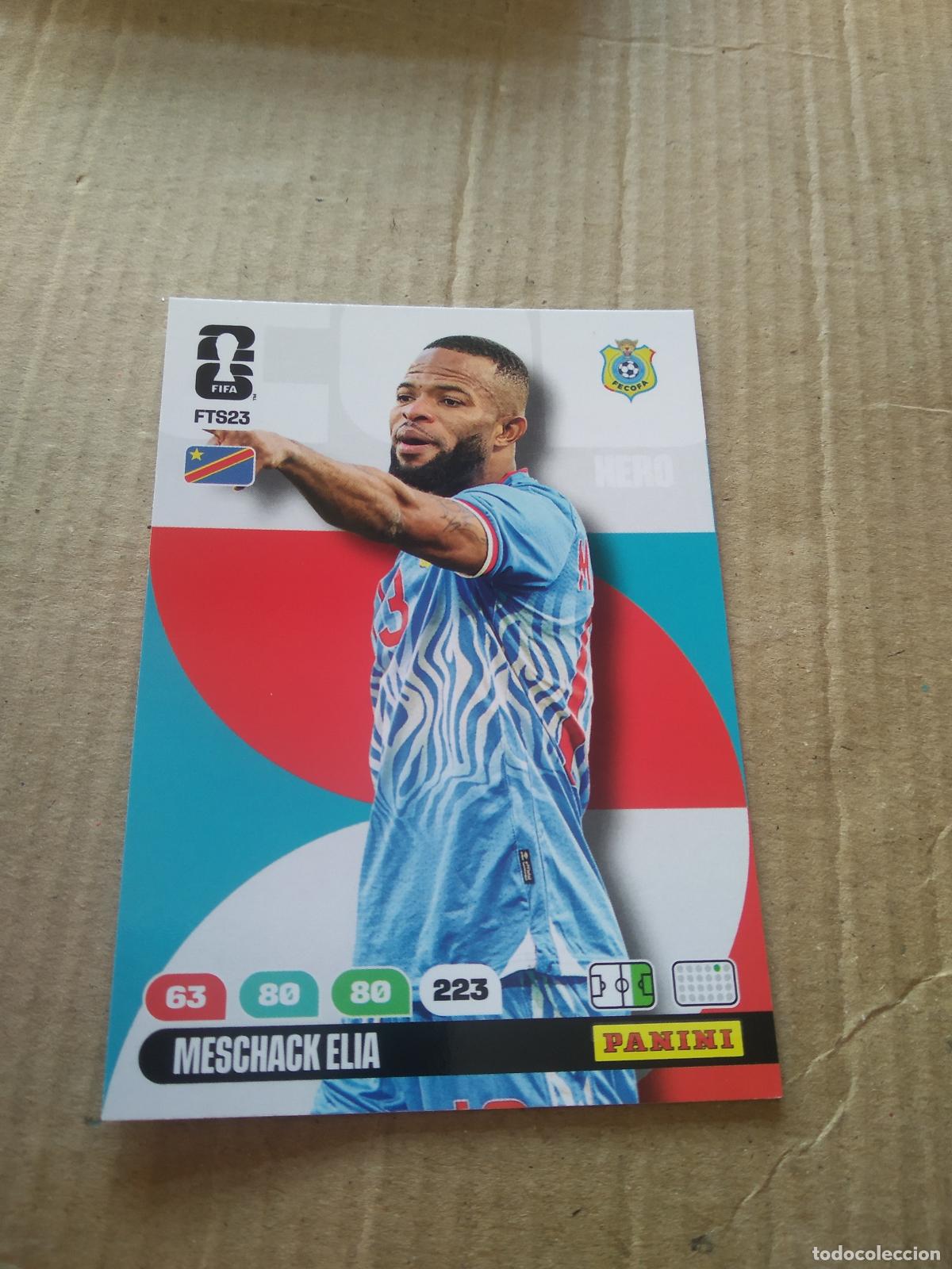 Cromos de f&uacute;tbol: FTS23 MESCHACK ELIA CONGO FINAL TEAM SET CROMO FUTBOL PANINI ADRENALYN MUNDIAL 2026