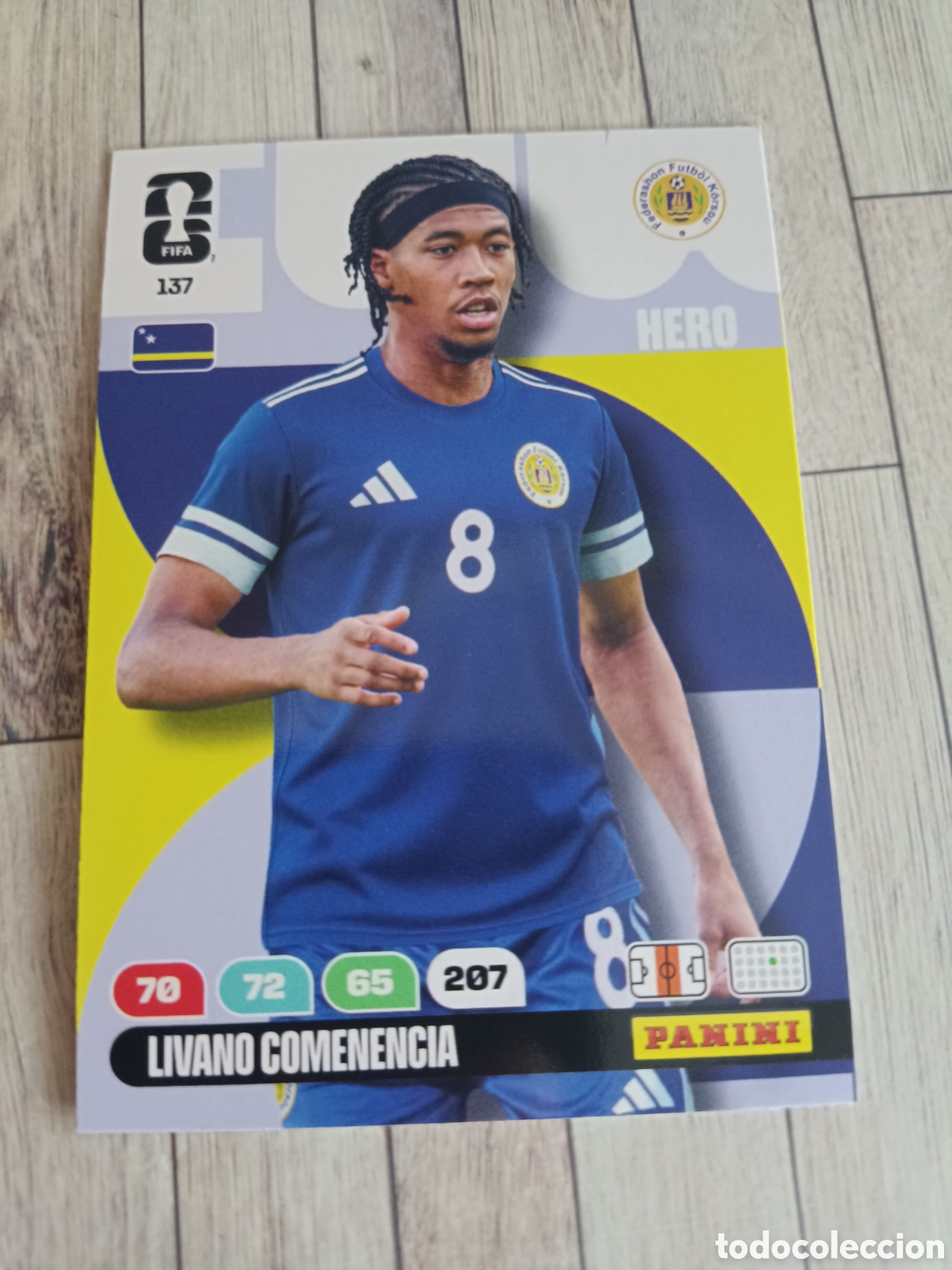 Cromos de f&uacute;tbol: 137 LIVANO COMENENCIA CURAZAO CURA&Ccedil;AO HERO ADRENALYN XL MUNDIAL WORLD CUP 2026 PANINI 26