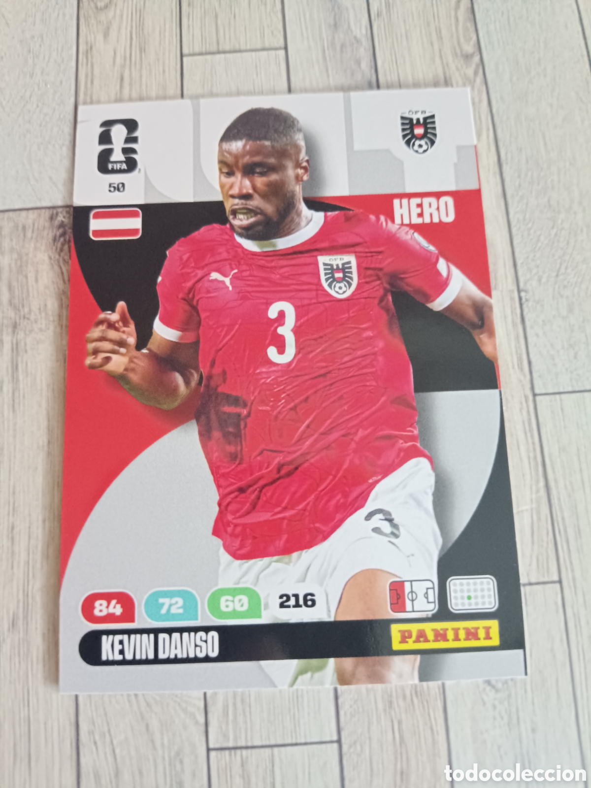 Cromos de f&uacute;tbol: 50 KEVIN DANSO AUSTRIA HERO ADRENALYN XL MUNDIAL WORLD CUP 2026 PANINI 26