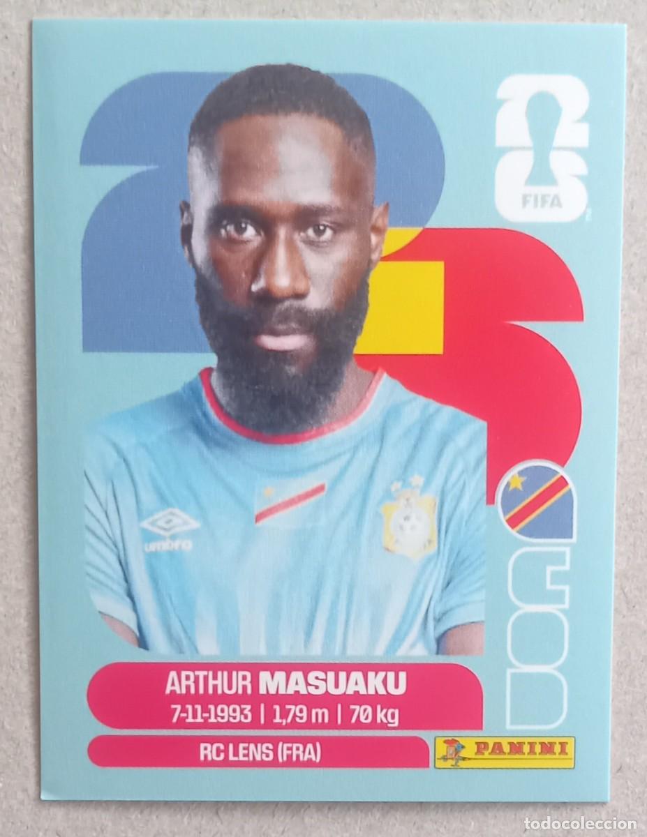 Fu&szlig;ball-Sticker: Figurina Panini 2026 Cromo World Cup Usa Mundial 2026 Arthur Masuaku Congo n COD 5