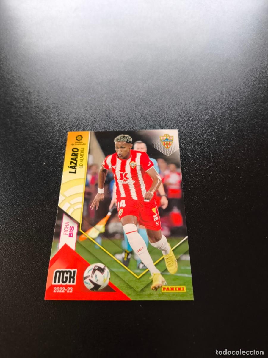 Fu&szlig;ball-Sticker: 24 BIS L&aacute;zaro ALMERIA PANINI LIGA MEGACRACKS MGK 2022 2023 22 23 NO ESTE ADRENALYN