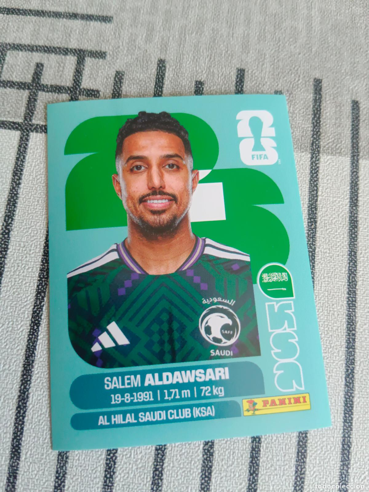 Cromos de f&uacute;tbol: MUNDIAL 2026 ESTADOS UNIDOS USA MEXICO MEJICO CANADA KSA 16 KSA16 SALEM ALDAWSARI ARABIA SAUDI FIFA