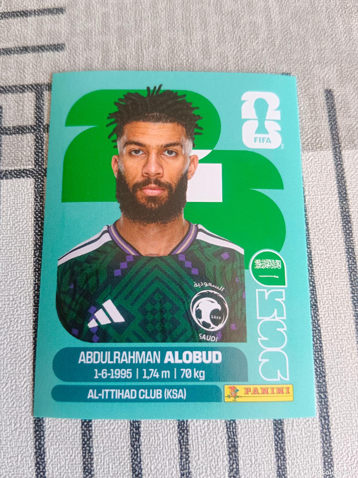 Cromos de f&uacute;tbol: MUNDIAL 2026 ESTADOS UNIDOS USA MEXICO MEJICO CANADA KSA 17 KSA17 ALOBUD ARABIA SAUDI FIFA