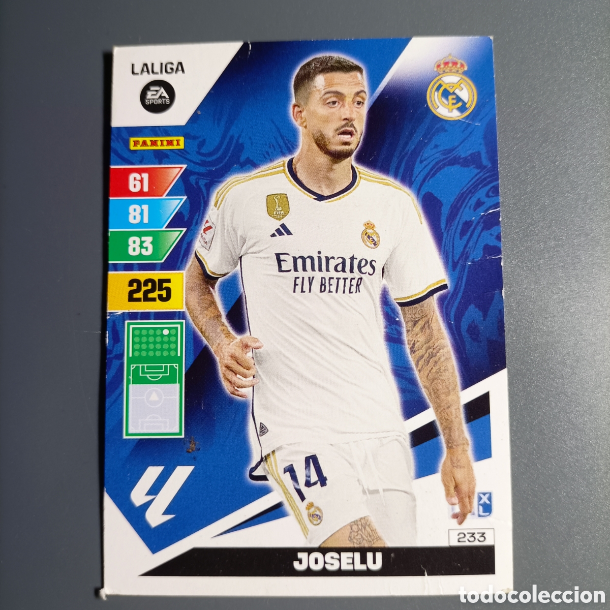 Cromos de f&uacute;tbol: ADRENALYN LIGA 2023-2024 (REAL MADRID) №233 JOSELU