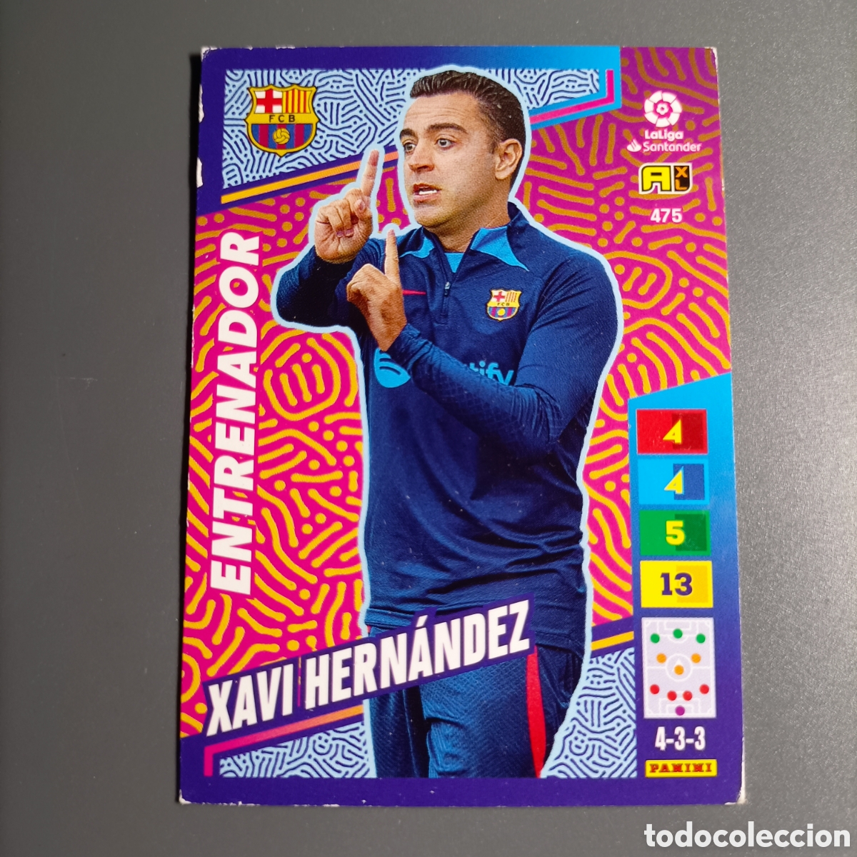 Cromos de f&uacute;tbol: ADRENALYN LIGA 2022-2023 (FC BARCELONA) №475 XAVI HERN&Aacute;NDEZ