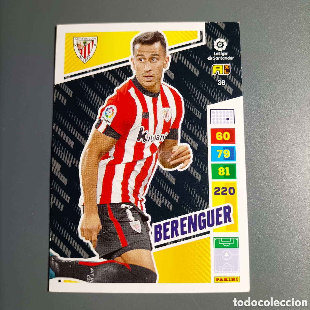 Cromos de f&uacute;tbol: ADRENALYN LIGA 2022-2023 (ATHLETIC) №36 BERENGUER