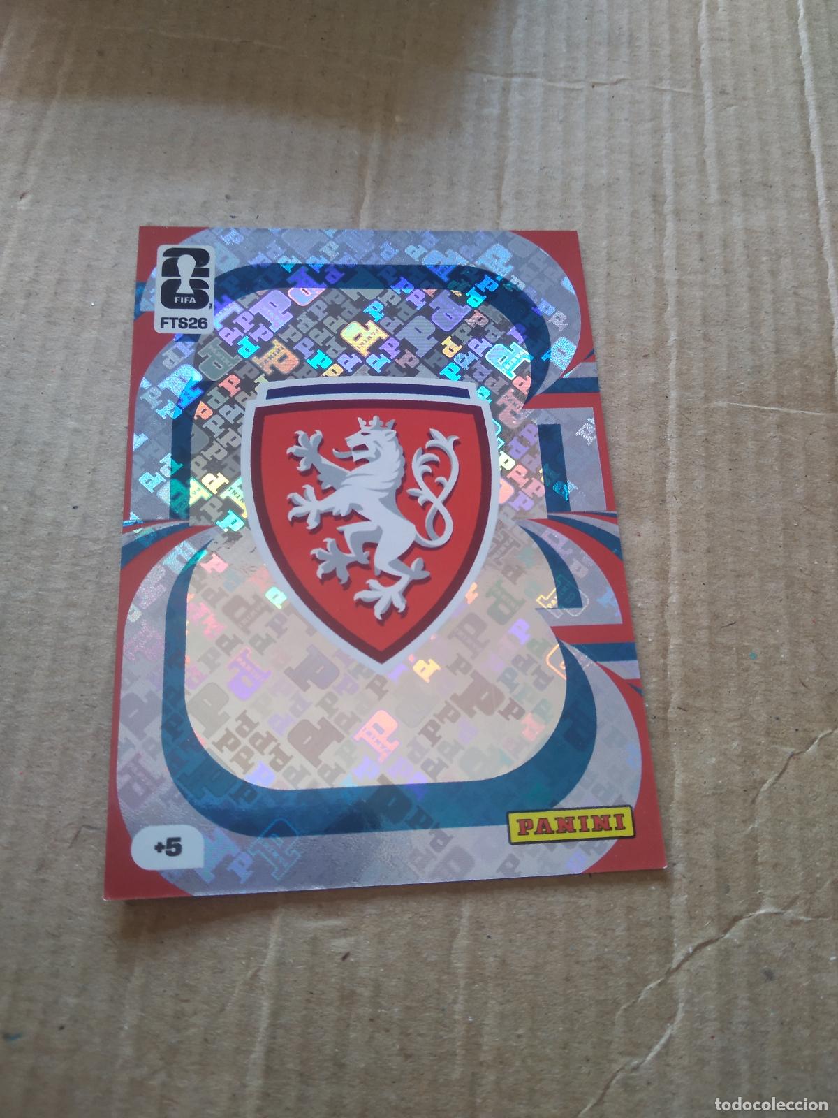 Cromos de f&uacute;tbol: FTS26 ESCUDO REPUBLICA CHECA FINAL TEAM SET CROMO FUTBOL PANINI ADRENALYN MUNDIAL 2026