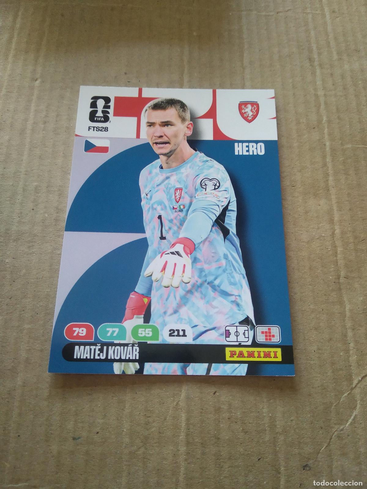 Cromos de f&uacute;tbol: FTS28 MATEJ KOVAR REPUBLICA CHECA FINAL TEAM SET CROMO FUTBOL PANINI ADRENALYN MUNDIAL 2026