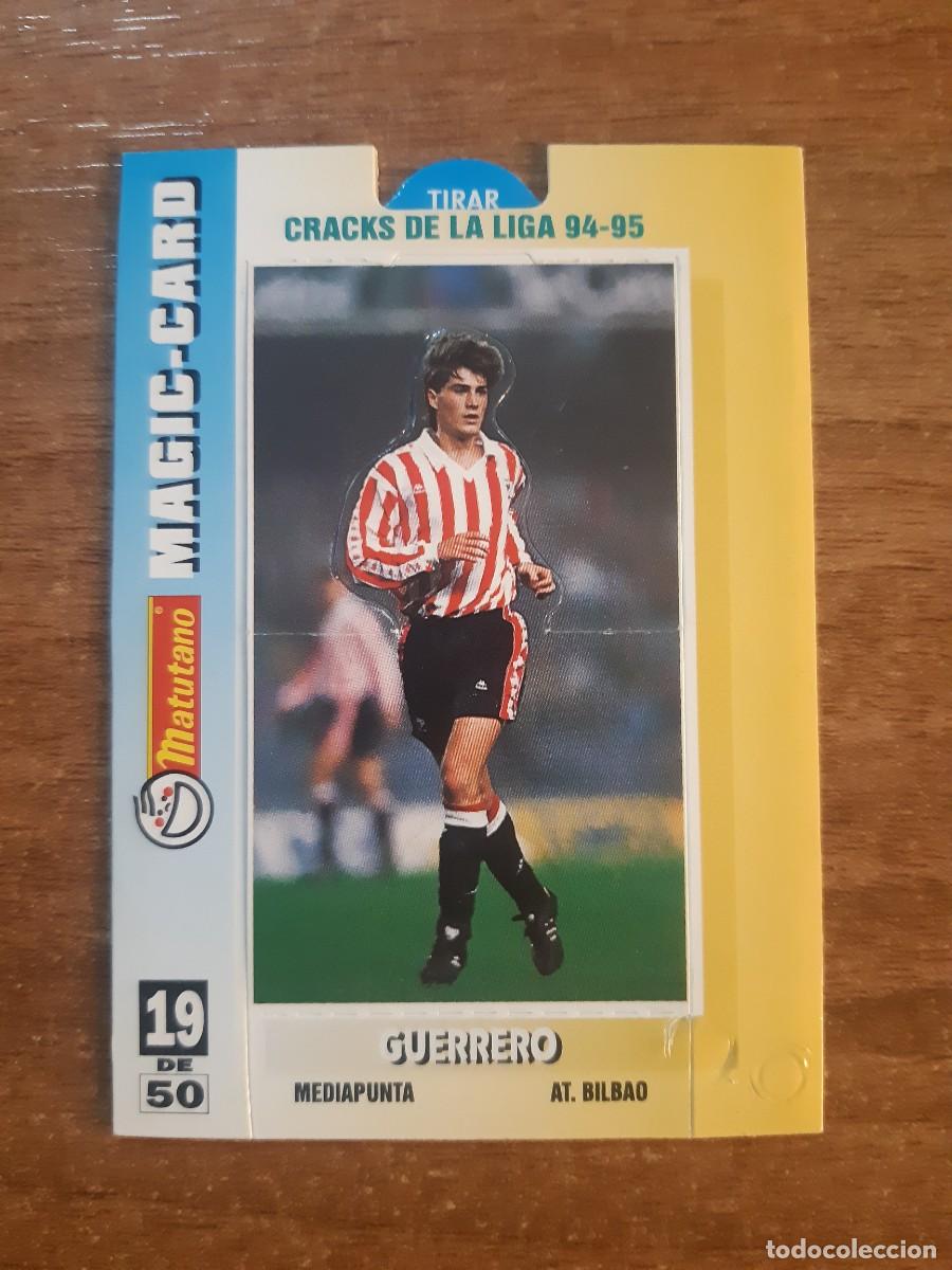 Cromos de f&uacute;tbol: N&deg;19 de 50 Julen Guerrero (Athletic Bilbao) Magic card Matutano Cracks liga 94-95
