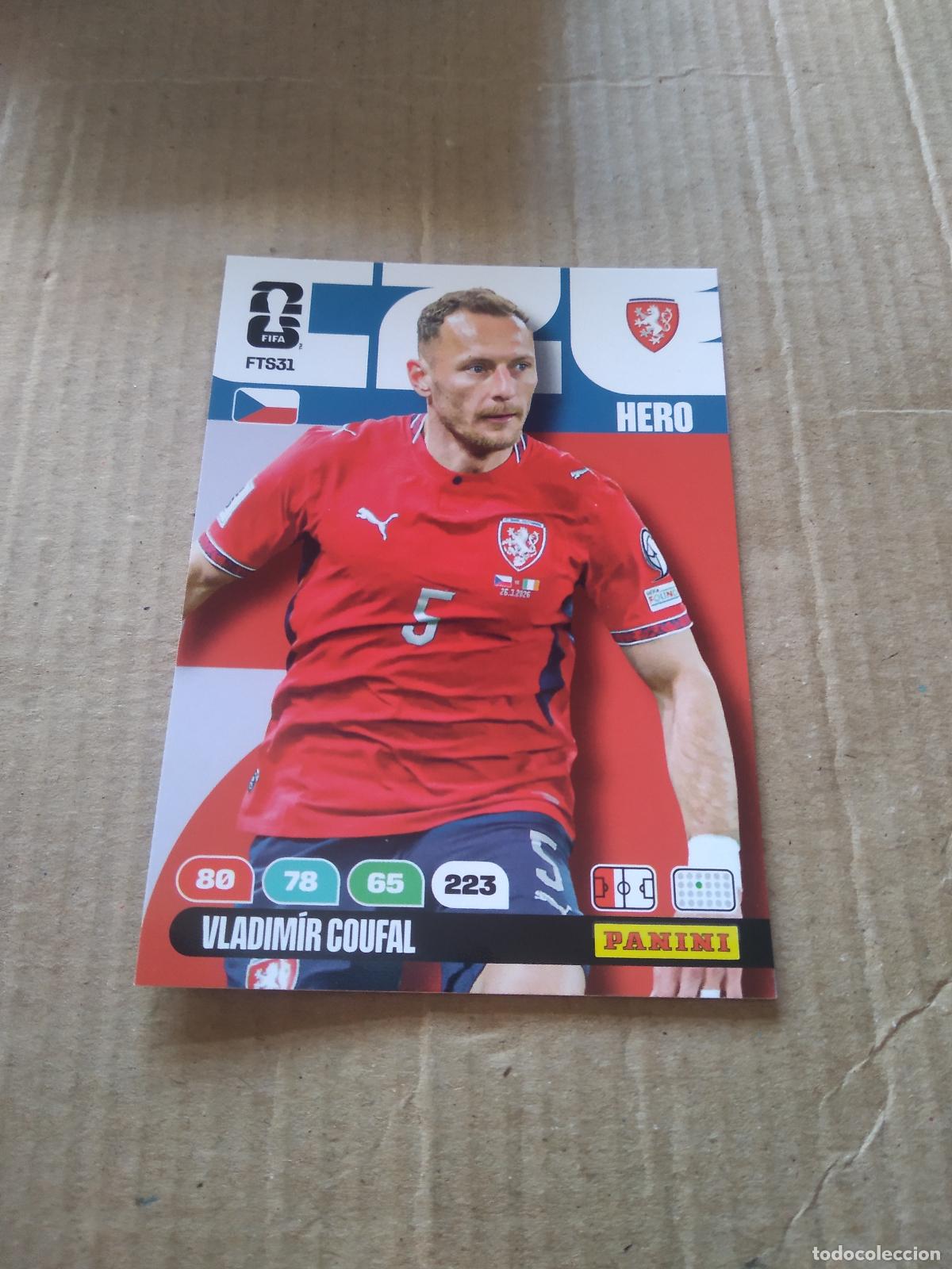 Cromos de f&uacute;tbol: FTS31 VLADIMIR COUFAL REPUBLICA CHECA FINAL TEAM SET CROMO FUTBOL PANINI ADRENALYN MUNDIAL 2026