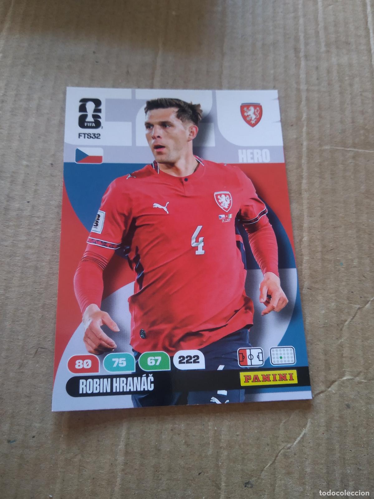 Cromos de f&uacute;tbol: FTS32 ROBIN HRANAC REPUBLICA CHECA FINAL TEAM SET CROMO FUTBOL PANINI ADRENALYN MUNDIAL 2026