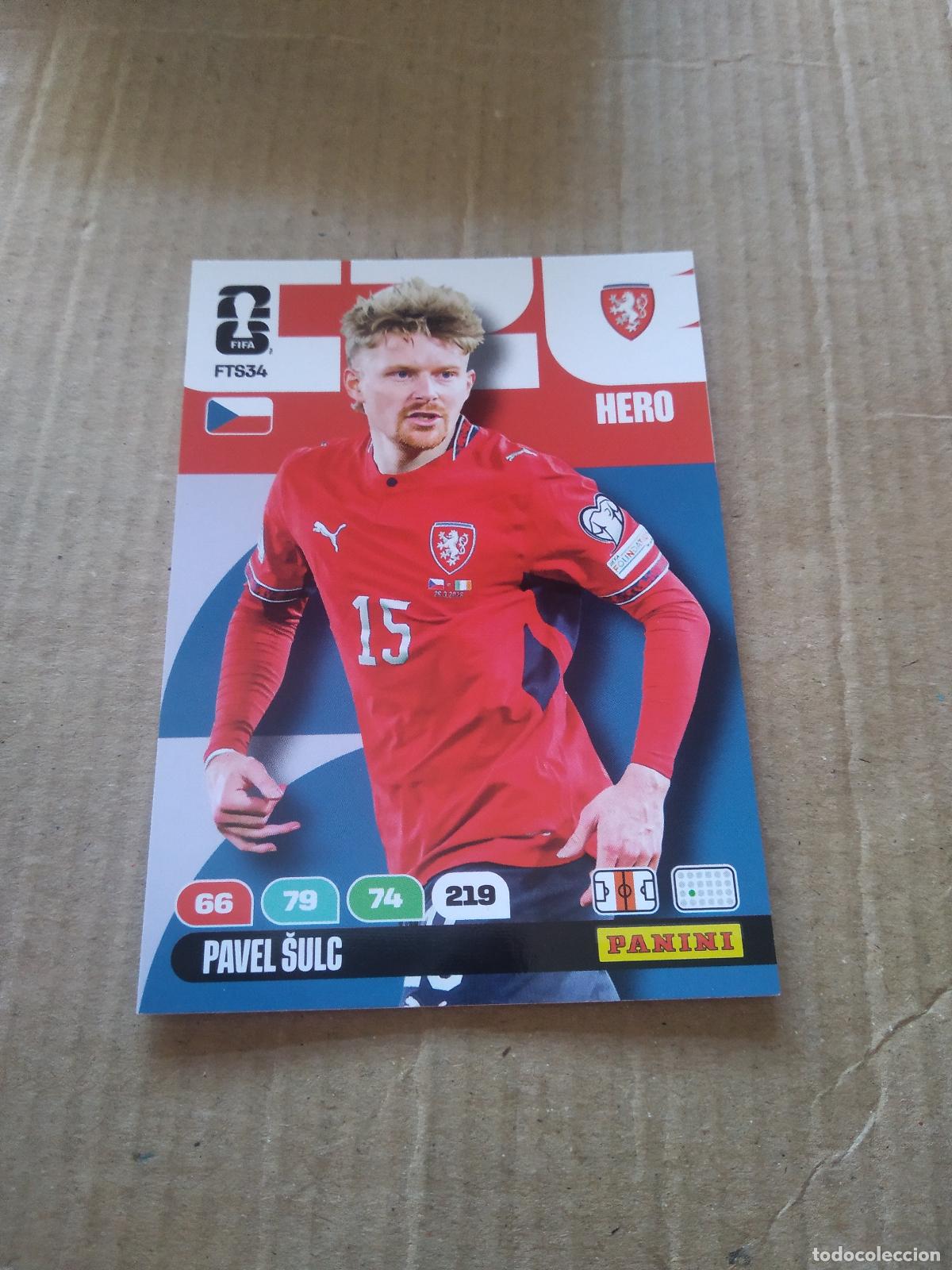 Cromos de f&uacute;tbol: FTS34 PAVEL SULC REPUBLICA CHECA FINAL TEAM SET CROMO FUTBOL PANINI ADRENALYN MUNDIAL 2026