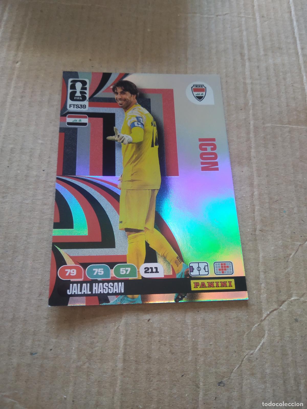 Cromos de f&uacute;tbol: FTS39 JALAL HASSAN IRAQ IRAK FINAL TEAM SET CROMO FUTBOL PANINI ADRENALYN MUNDIAL 2026
