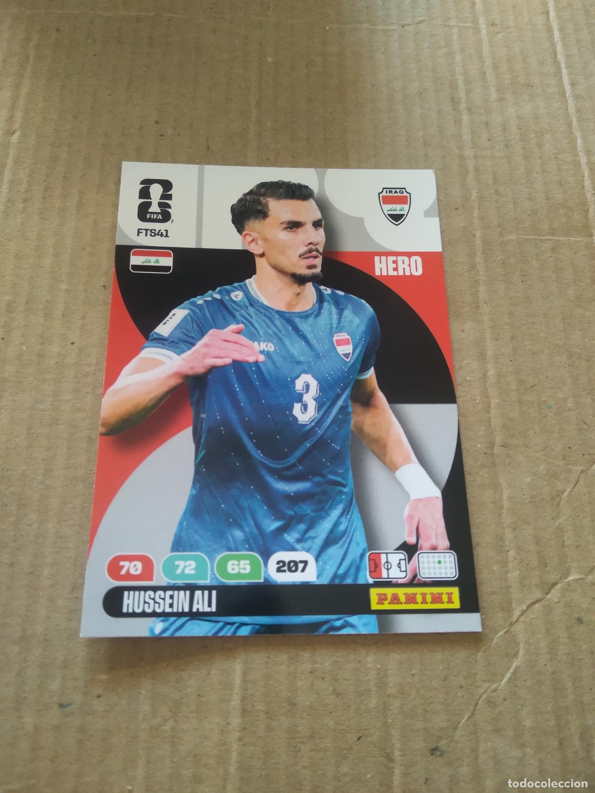 Cromos de f&uacute;tbol: FTS41 HUSSEIN ALI IRAQ IRAK FINAL TEAM SET CROMO FUTBOL PANINI ADRENALYN MUNDIAL 2026