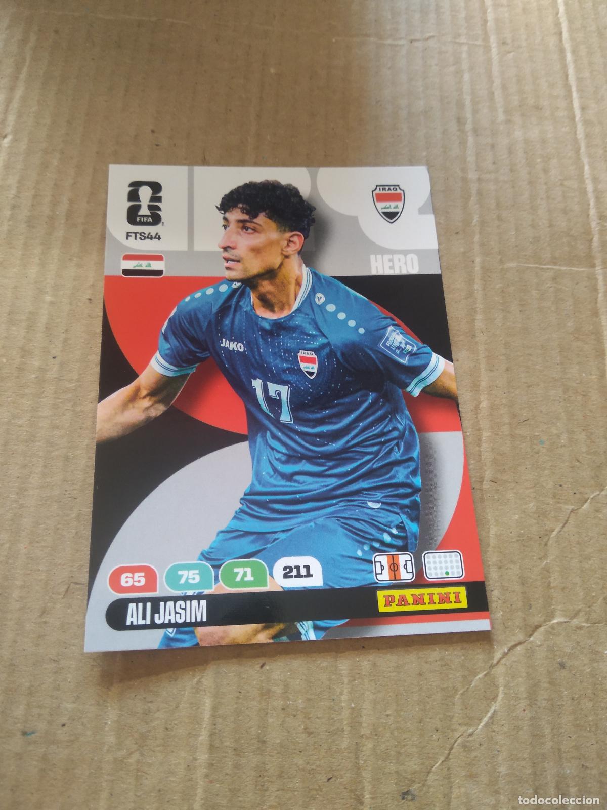 Cromos de f&uacute;tbol: FTS44 ALI JASIM IRAQ IRAK FINAL TEAM SET CROMO FUTBOL PANINI ADRENALYN MUNDIAL 2026