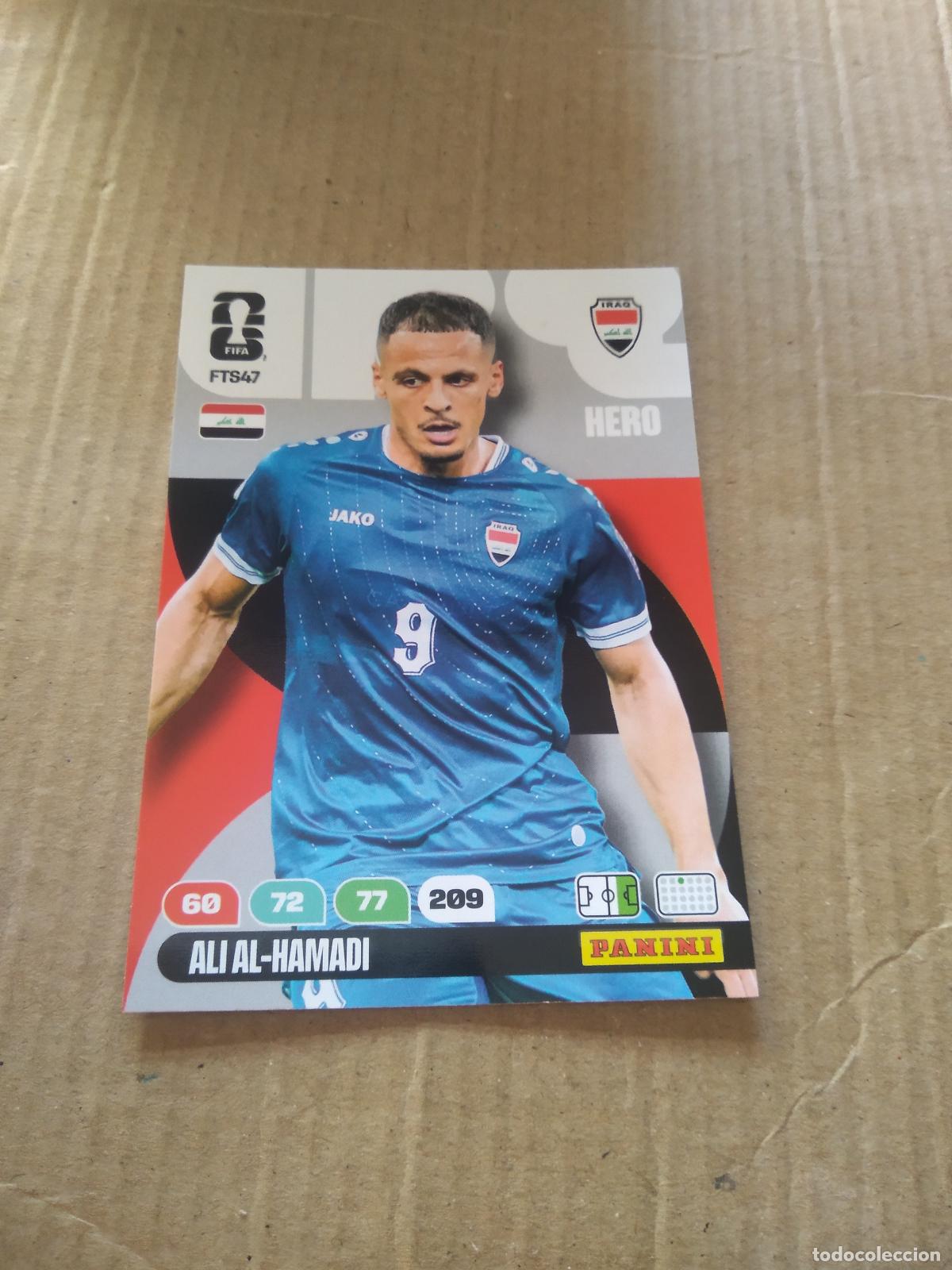 Cromos de f&uacute;tbol: FTS47 ALI AL-HAMADI IRAQ IRAK FINAL TEAM SET CROMO FUTBOL PANINI ADRENALYN MUNDIAL 2026