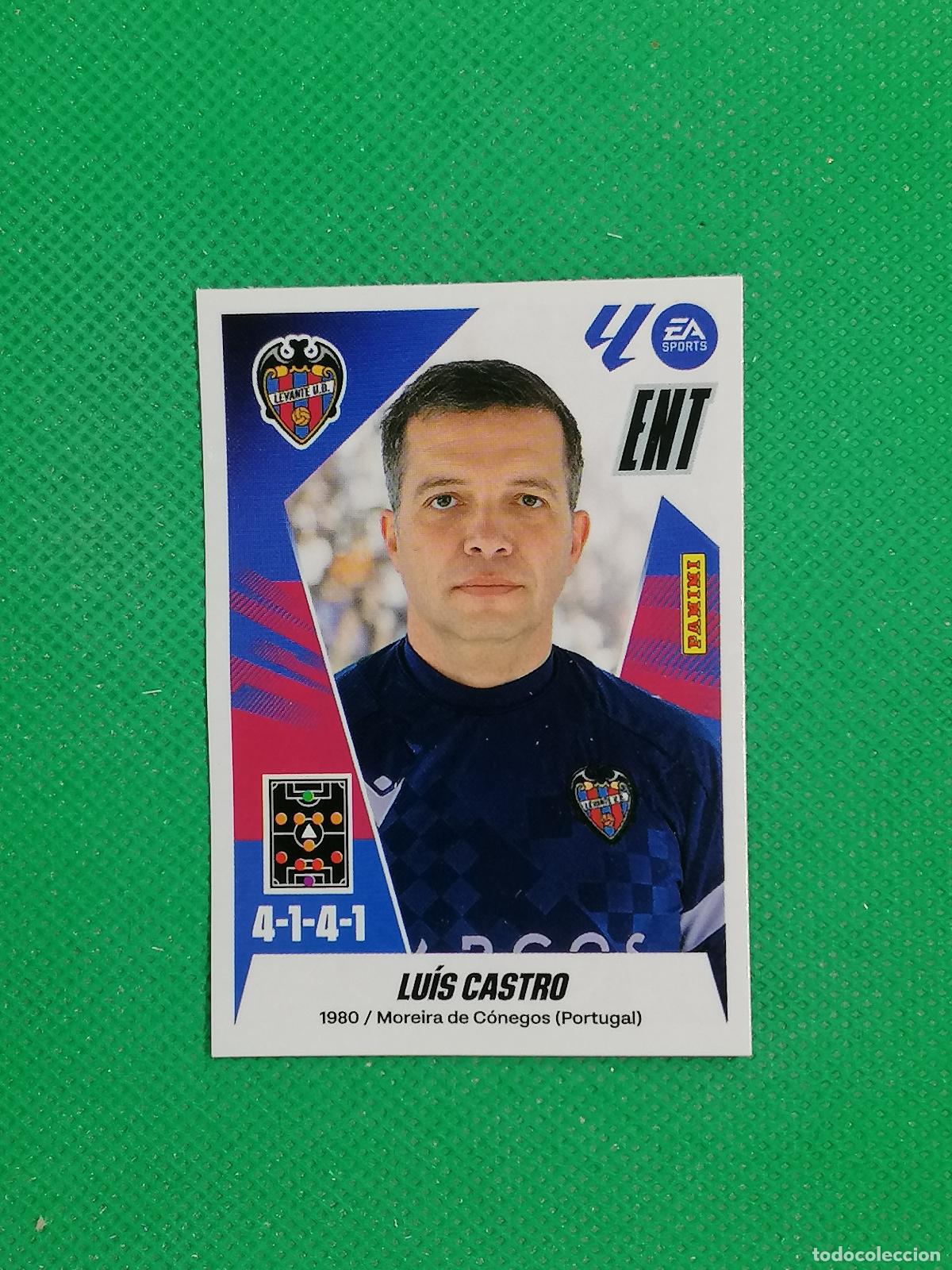 Football Stickers: 39 LUIS CASTRO LEVANTE MERCADO INVIERNO ⚽ PANINI LIGA ESTE 25 26 2025 2026 ⚽
