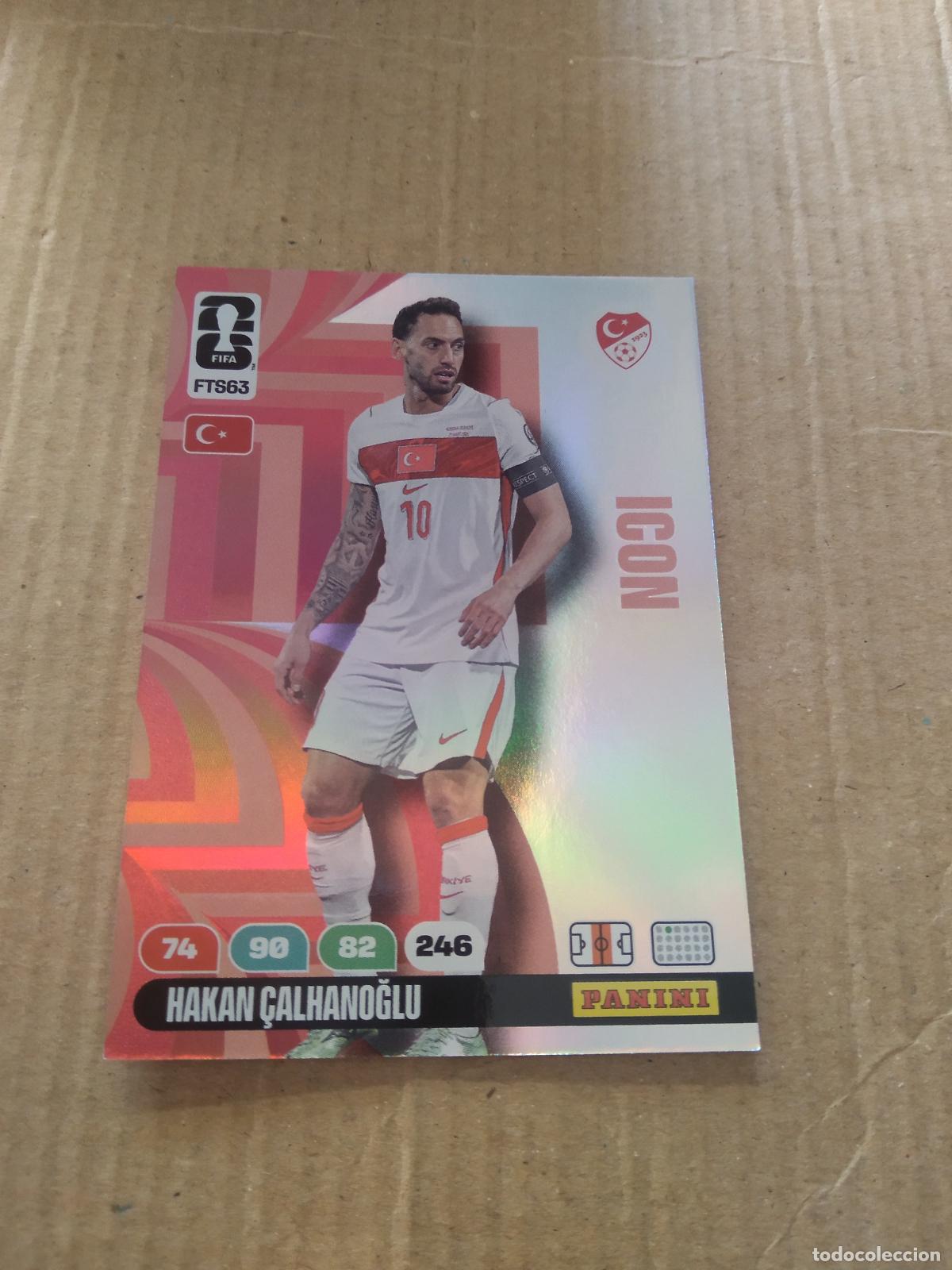 Football Stickers: FTS63 HAKAN CALHANOGLU TURQUIA FINAL TEAM SET CROMO FUTBOL PANINI ADRENALYN MUNDIAL 2026