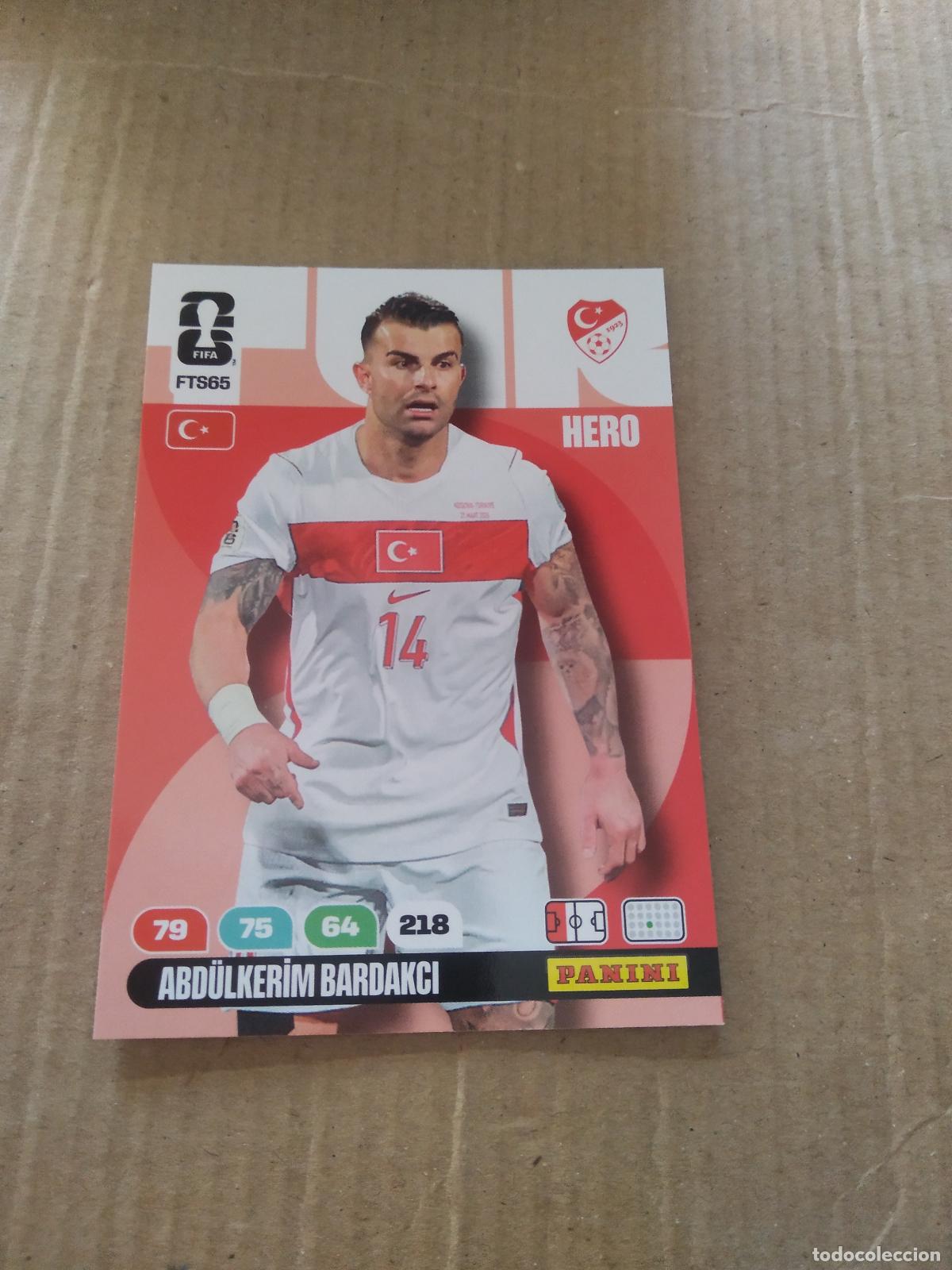 Football Stickers: FTS65 ABDULKERIM BARDAKCI TURQUIA FINAL TEAM SET CROMO FUTBOL PANINI ADRENALYN MUNDIAL 2026