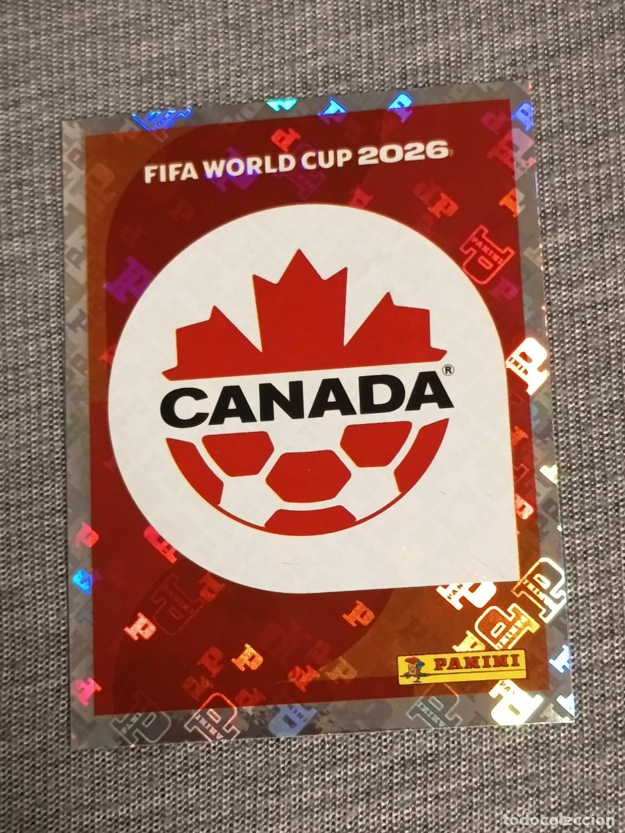 Cromos de Futebol: ESCUDO CANADA CAN 1 STICKER MUNDIAL 2026 PANINI FIFA WORLD CUP NUEVO