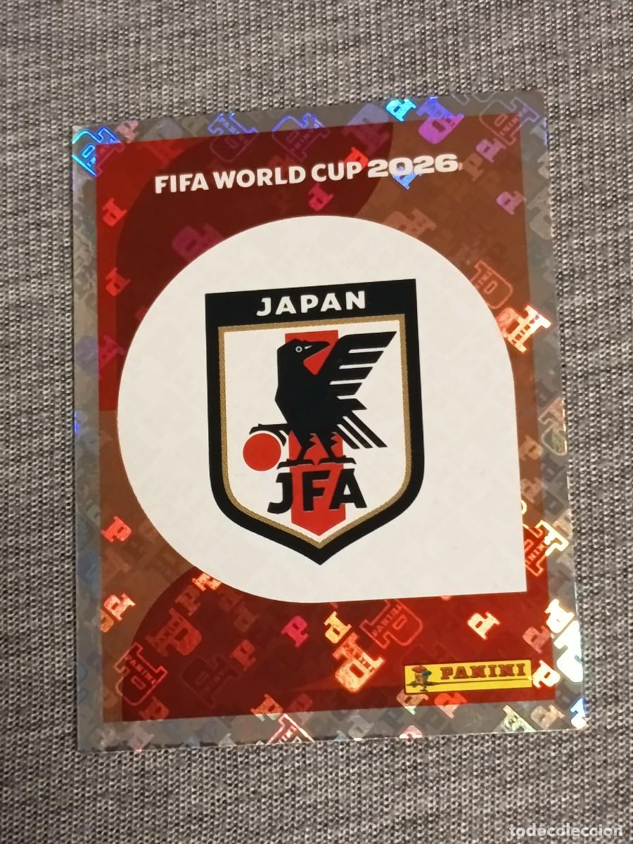 Cromos de f&uacute;tbol: ESCUDO JAPON JPN 1 STICKER MUNDIAL 2026 PANINI FIFA WORLD CUP NUEVO