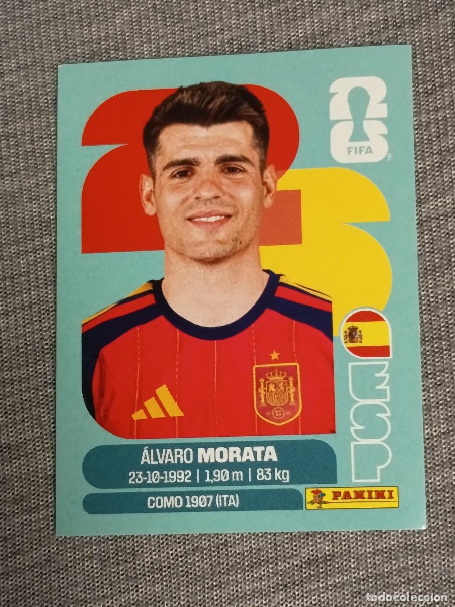 Cromos de f&uacute;tbol: MORATA ESP 19 STICKER MUNDIAL 2026 PANINI FIFA WORLD CUP NUEVO