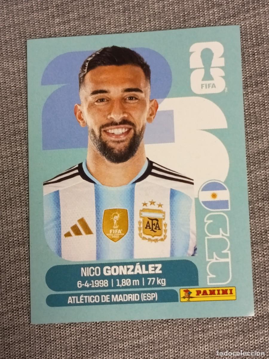 Cromos de f&uacute;tbol: NICO GONZ&Aacute;LEZ ARG 16 STICKER MUNDIAL 2026 PANINI FIFA WORLD CUP NUEVO