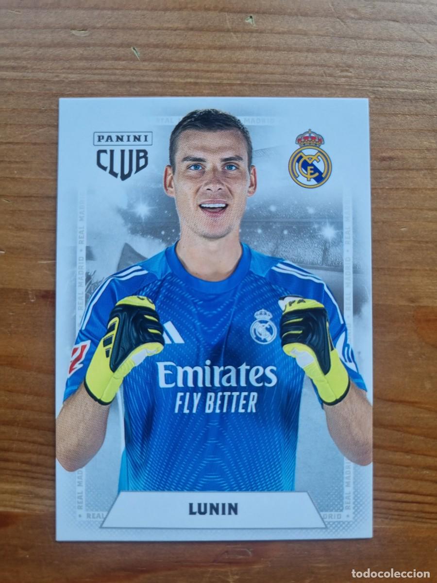 Cromos de f&uacute;tbol: 7 Andriy LUNIN. Panini Club Real Madrid 2025 2026 25 26. NUEVO